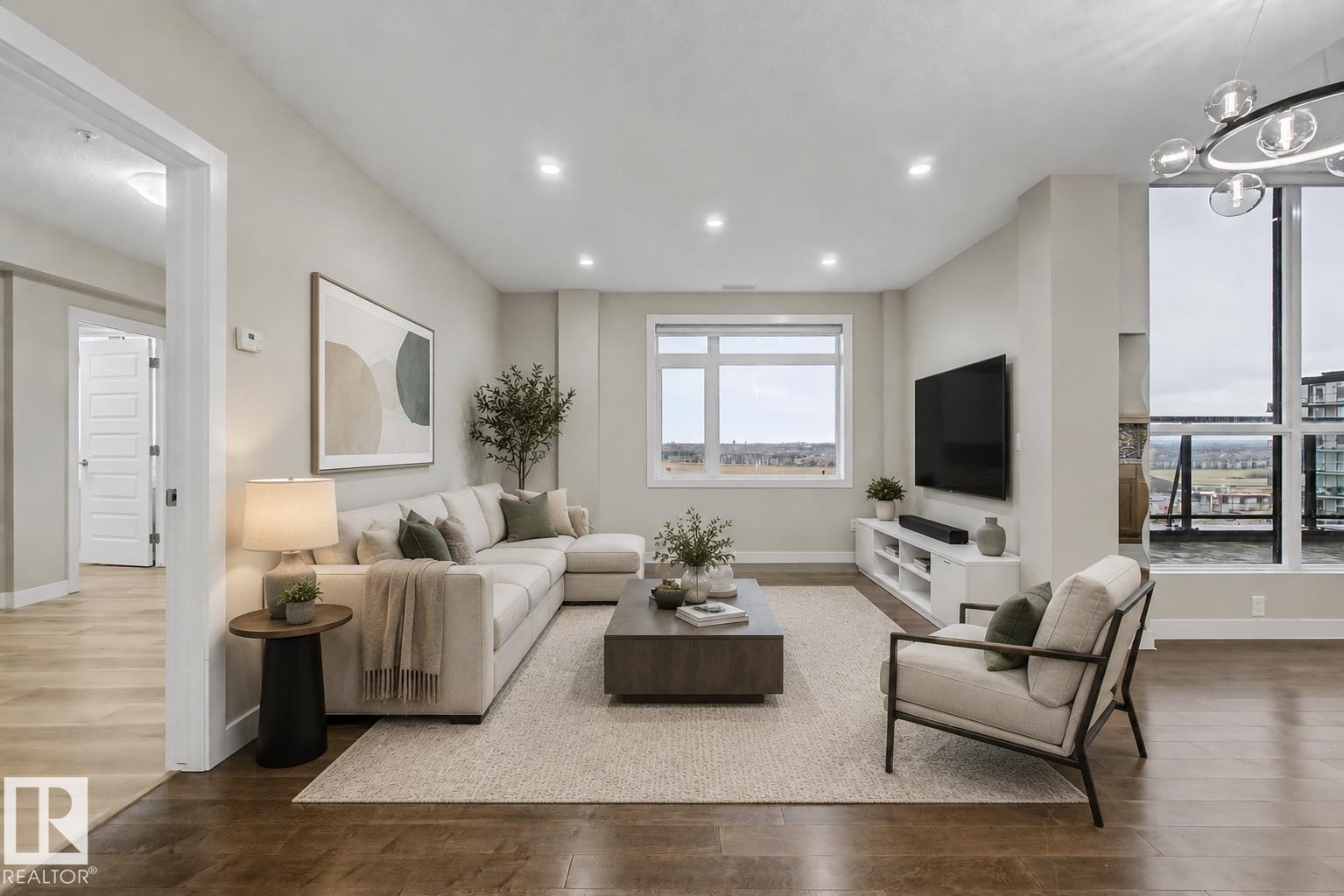#1225 5151 Windermere Bv Sw, Edmonton, AB - Indoor Photo Showing Living Room
