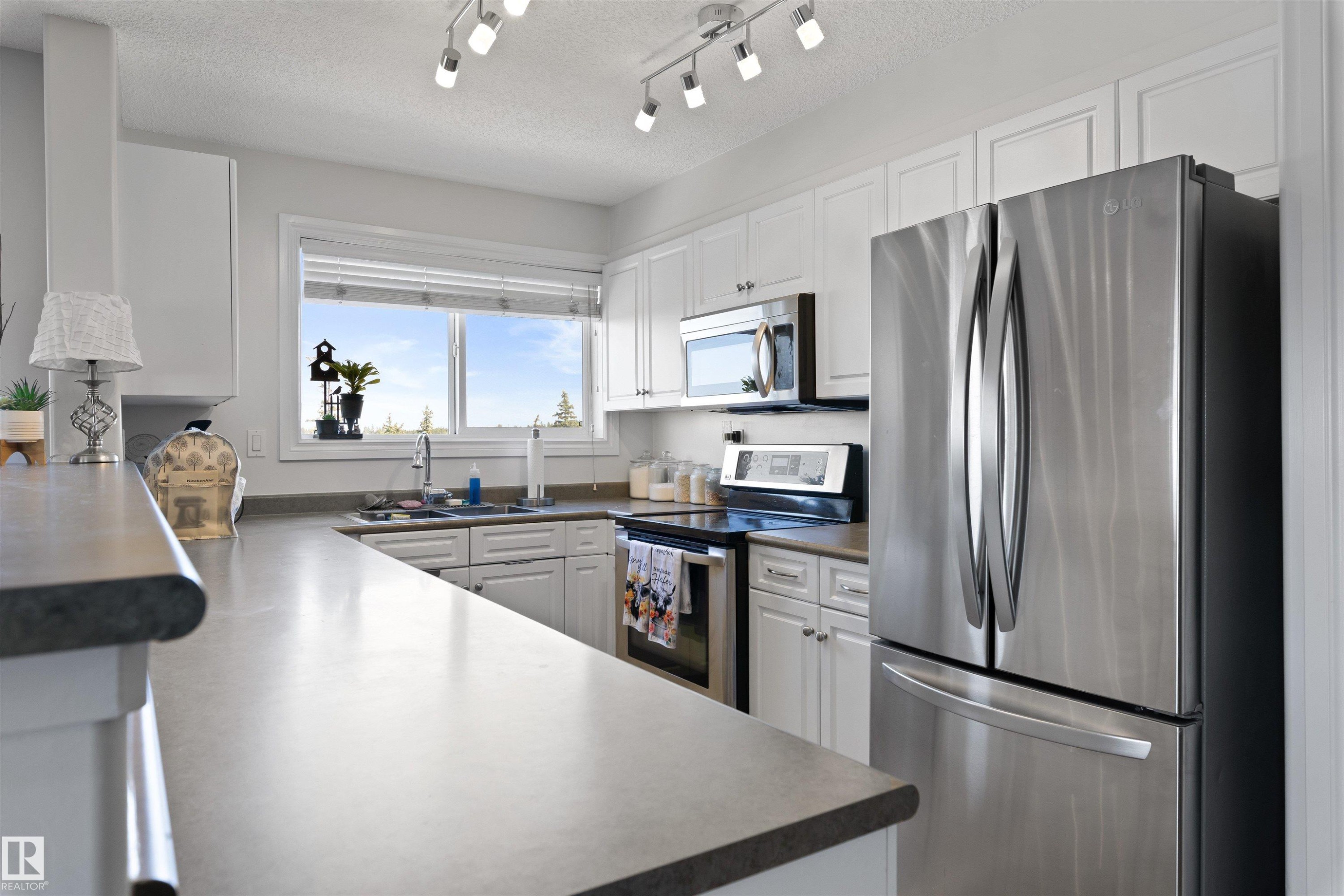 #411B 6 Spruce Ridge Dr, Spruce Grove, AB - Indoor Photo Showing Kitchen