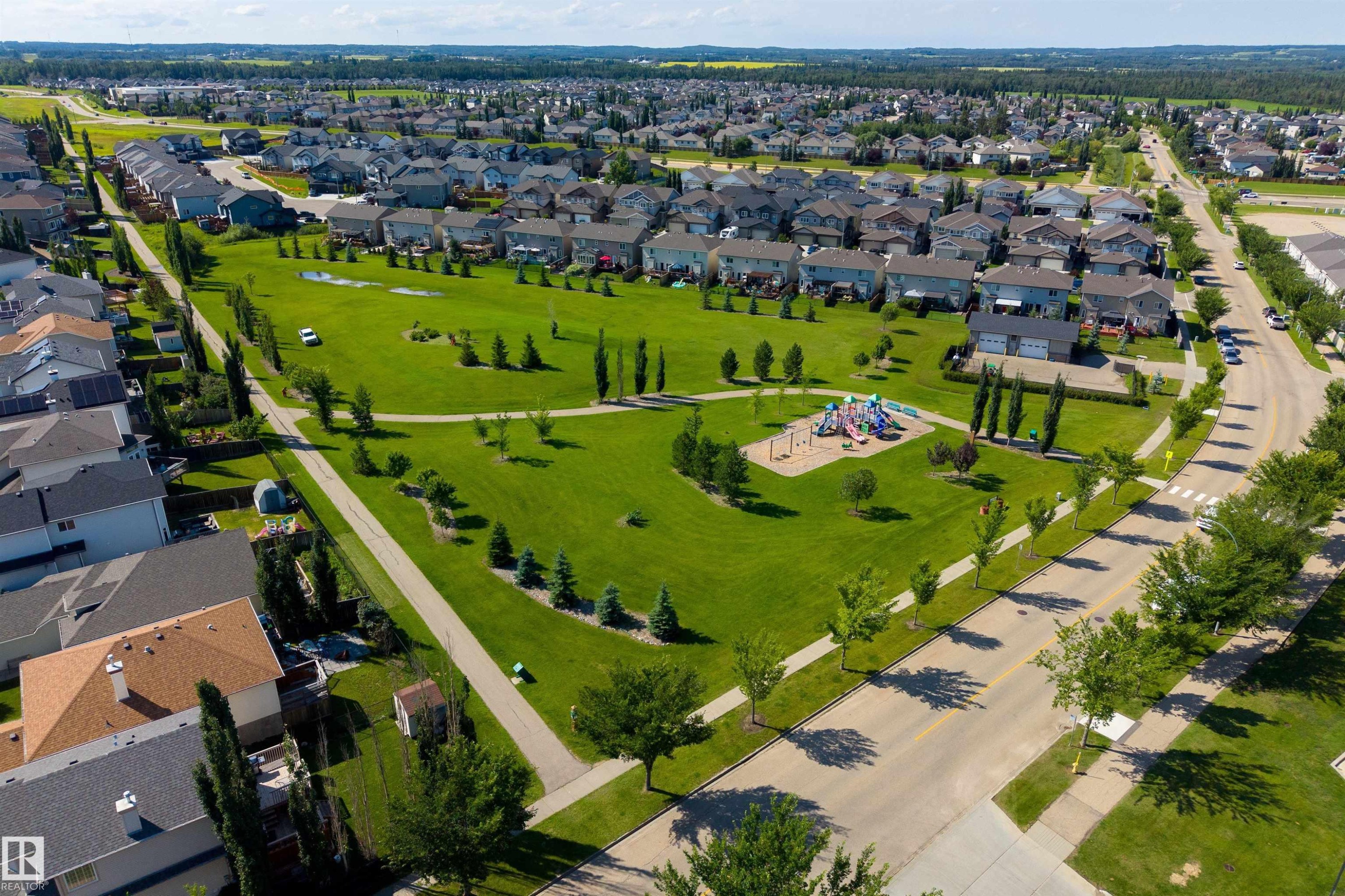 #411B 6 Spruce Ridge Dr, Spruce Grove, AB - Outdoor With View