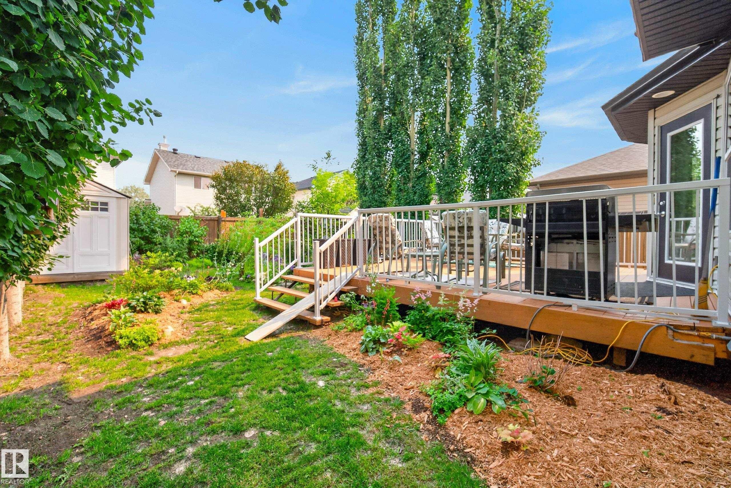 76 Leyland Way, Spruce Grove, AB - Outdoor With Deck Patio Veranda