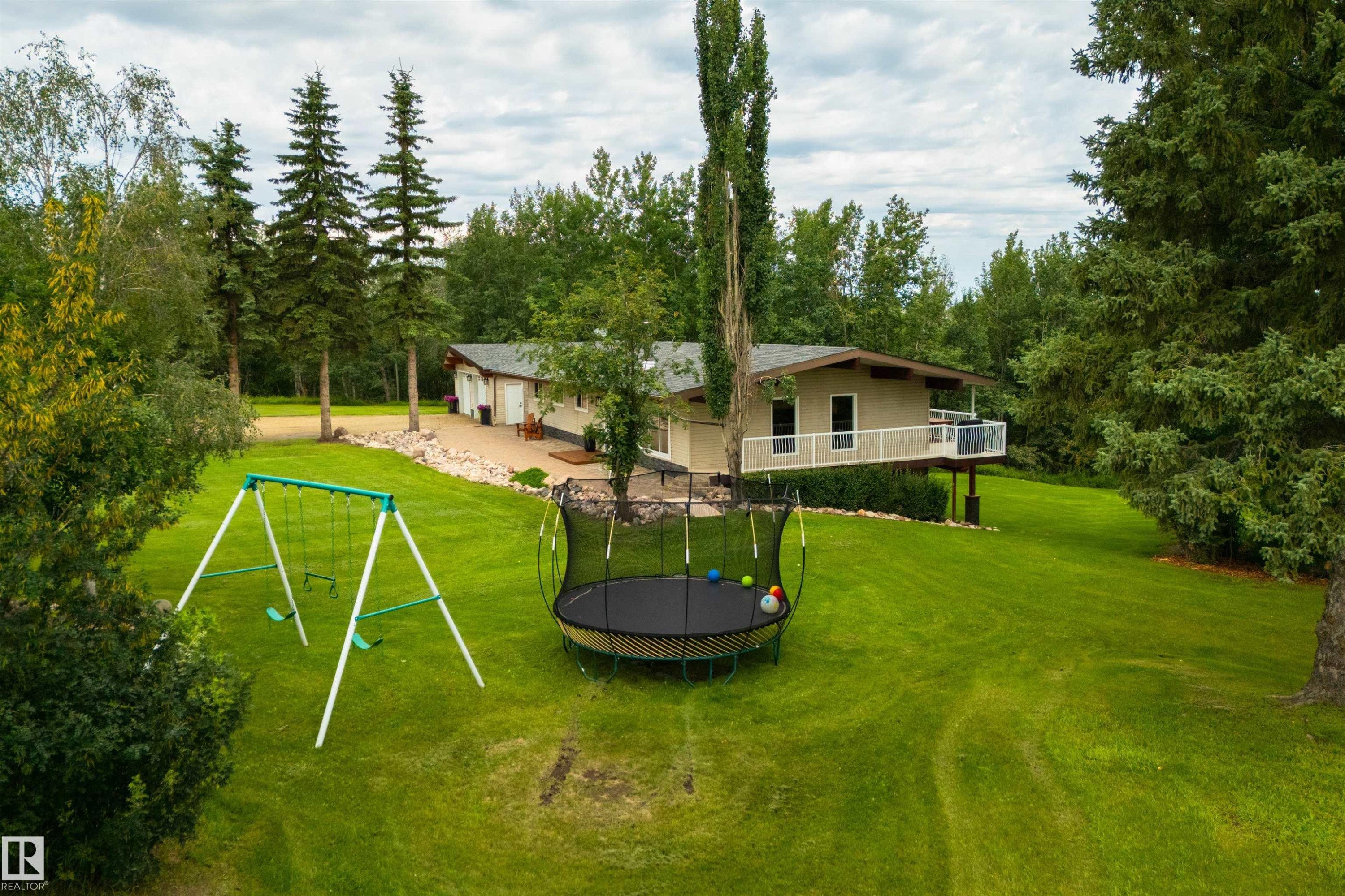 #22 54108 Rge Road 280, Rural Parkland County, AB - Outdoor With Deck Patio Veranda With Backyard