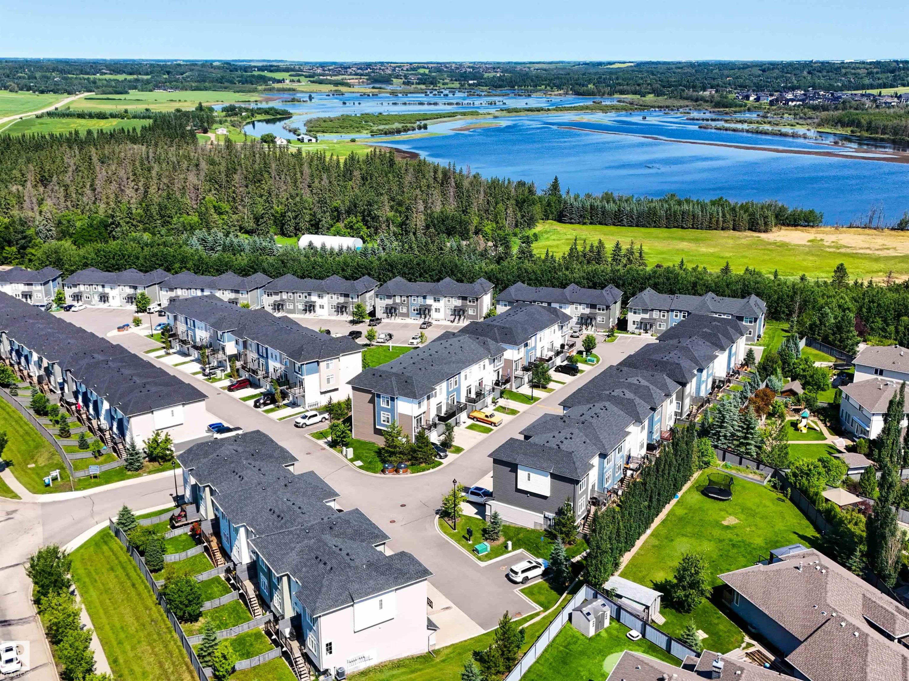 #89 600 Bellerose Dr, St. Albert, AB - Outdoor With Body Of Water With View