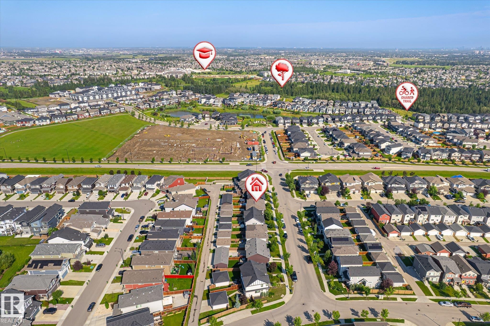 2016 Cavanagh Drive Sw, Edmonton, AB - Outdoor With View