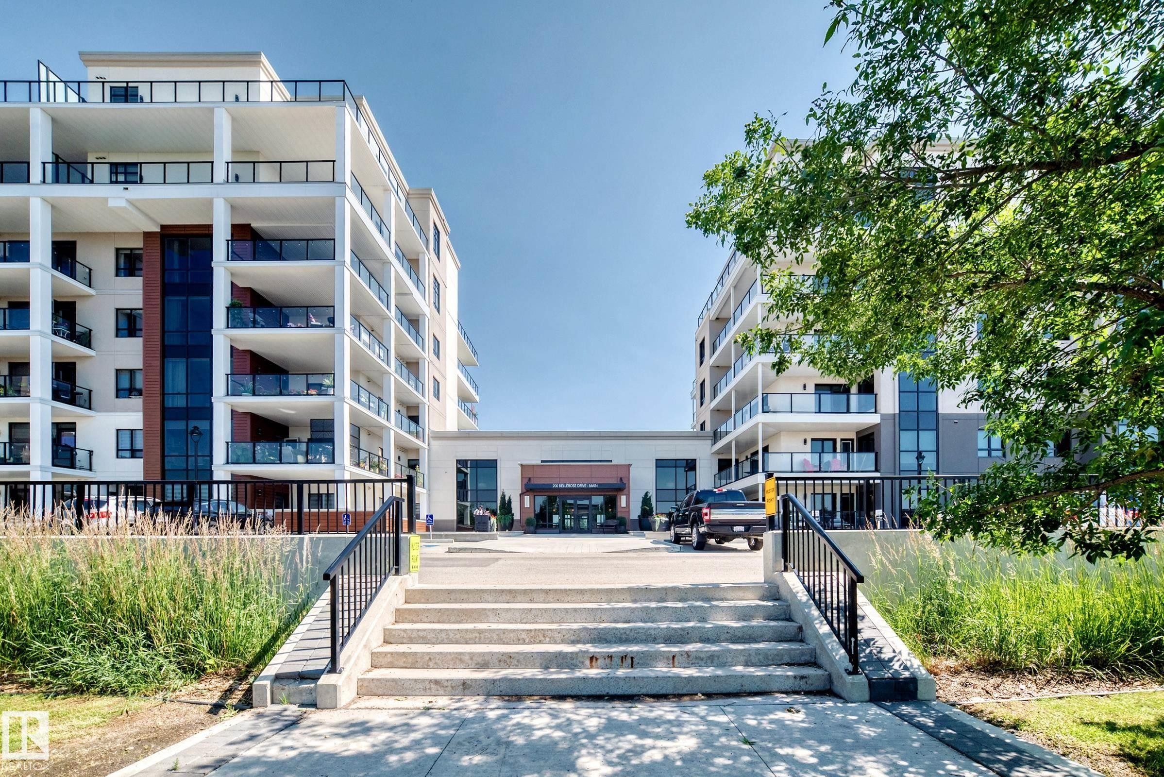 #507 200 Bellerose Dr, St. Albert, AB - Outdoor With Balcony With Facade
