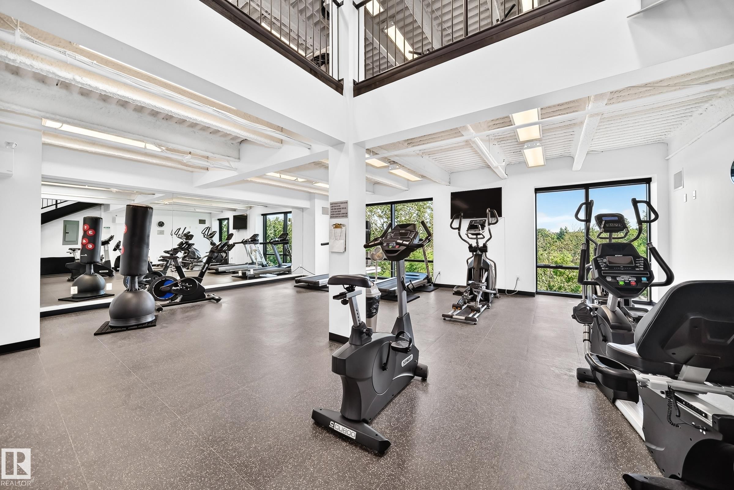 #507 200 Bellerose Dr, St. Albert, AB - Indoor Photo Showing Gym Room