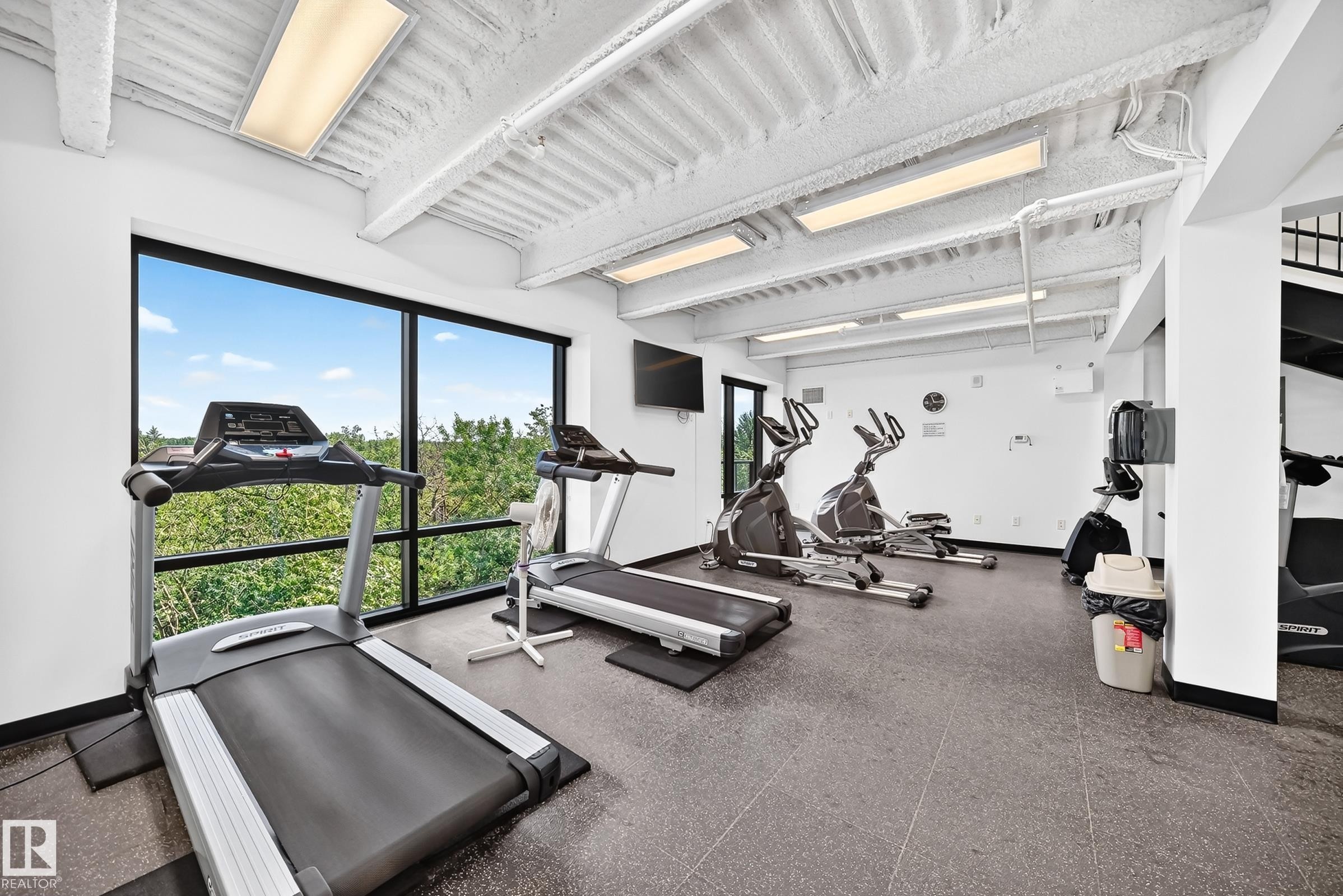 #507 200 Bellerose Dr, St. Albert, AB - Indoor Photo Showing Gym Room