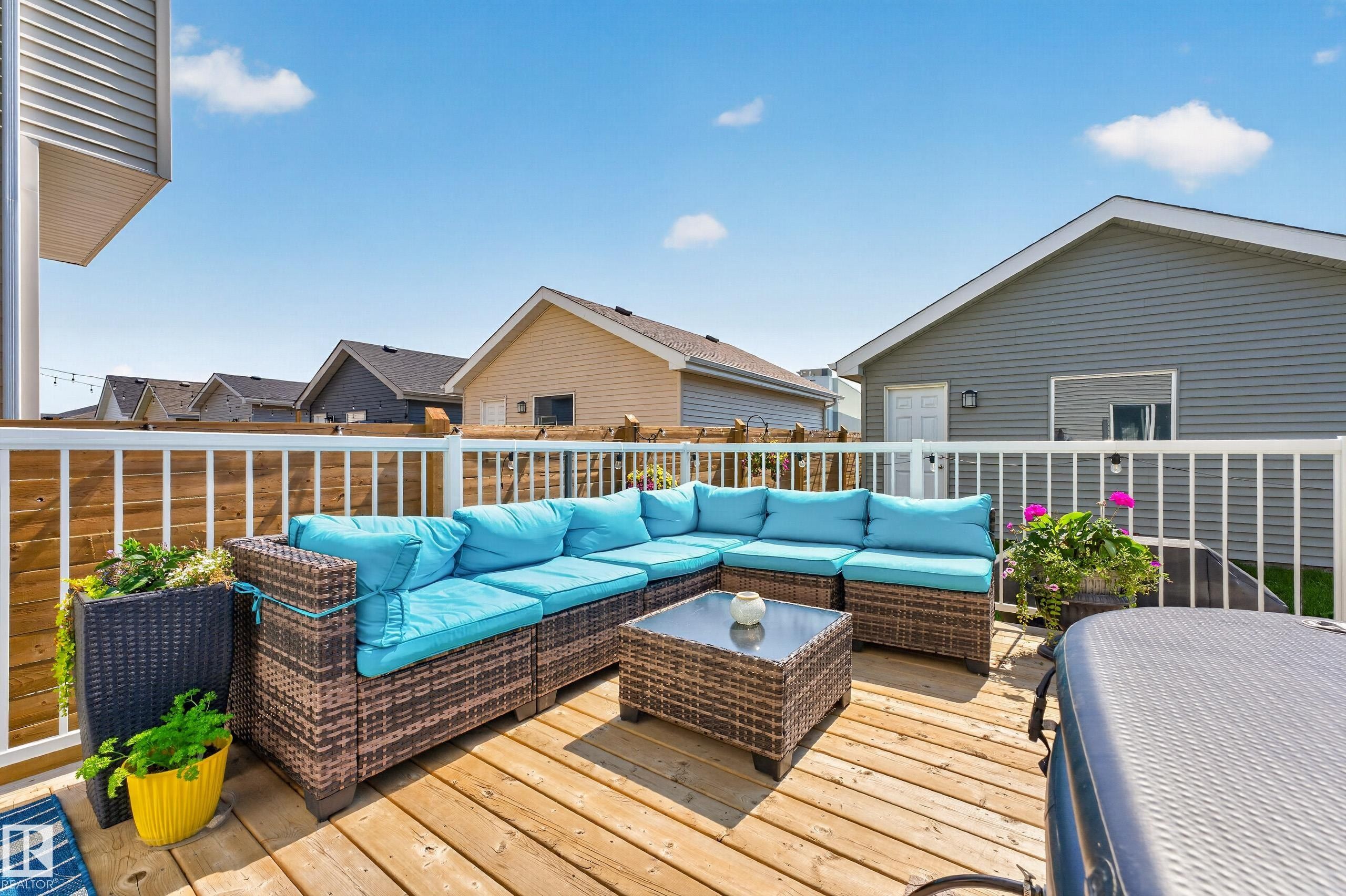 350 Jensen Lakes Boulevard, St. Albert, AB - Outdoor With Deck Patio Veranda With Exterior