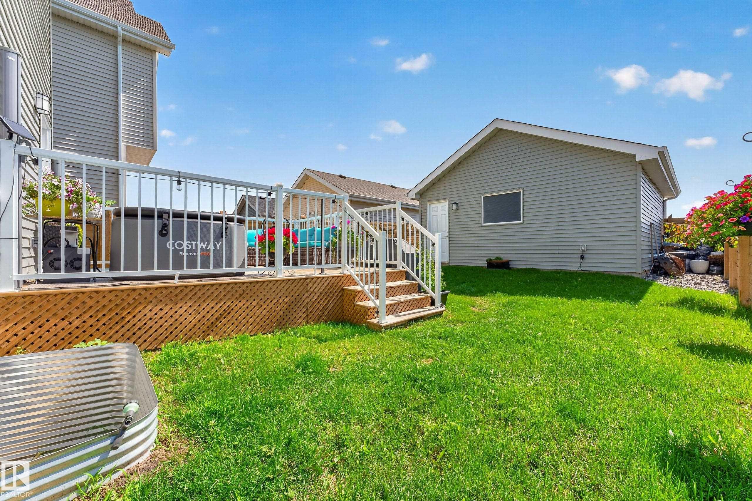 350 Jensen Lakes Boulevard, St. Albert, AB - Outdoor With Deck Patio Veranda With Exterior
