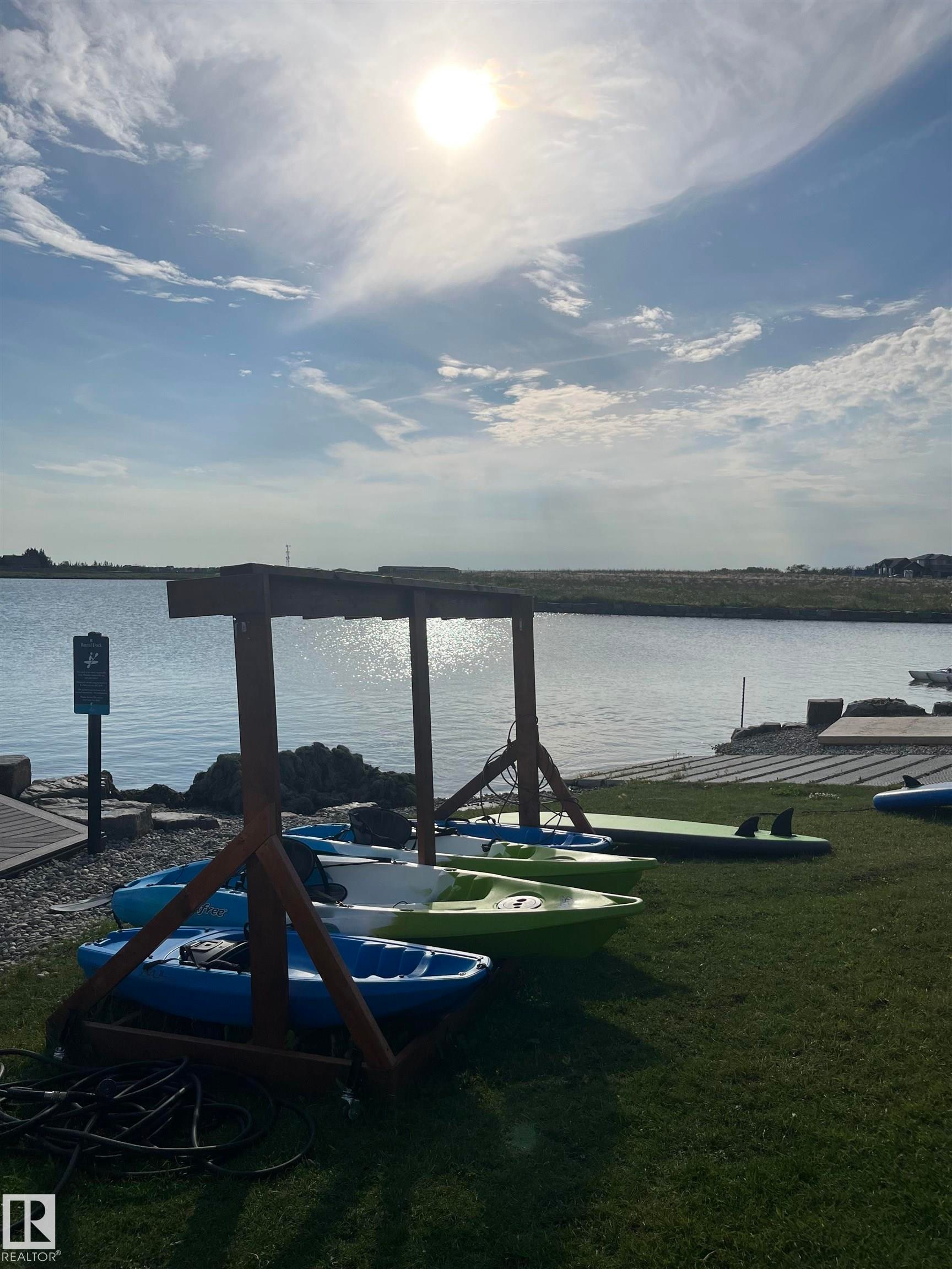 350 Jensen Lakes Boulevard, St. Albert, AB - Outdoor With Body Of Water With View