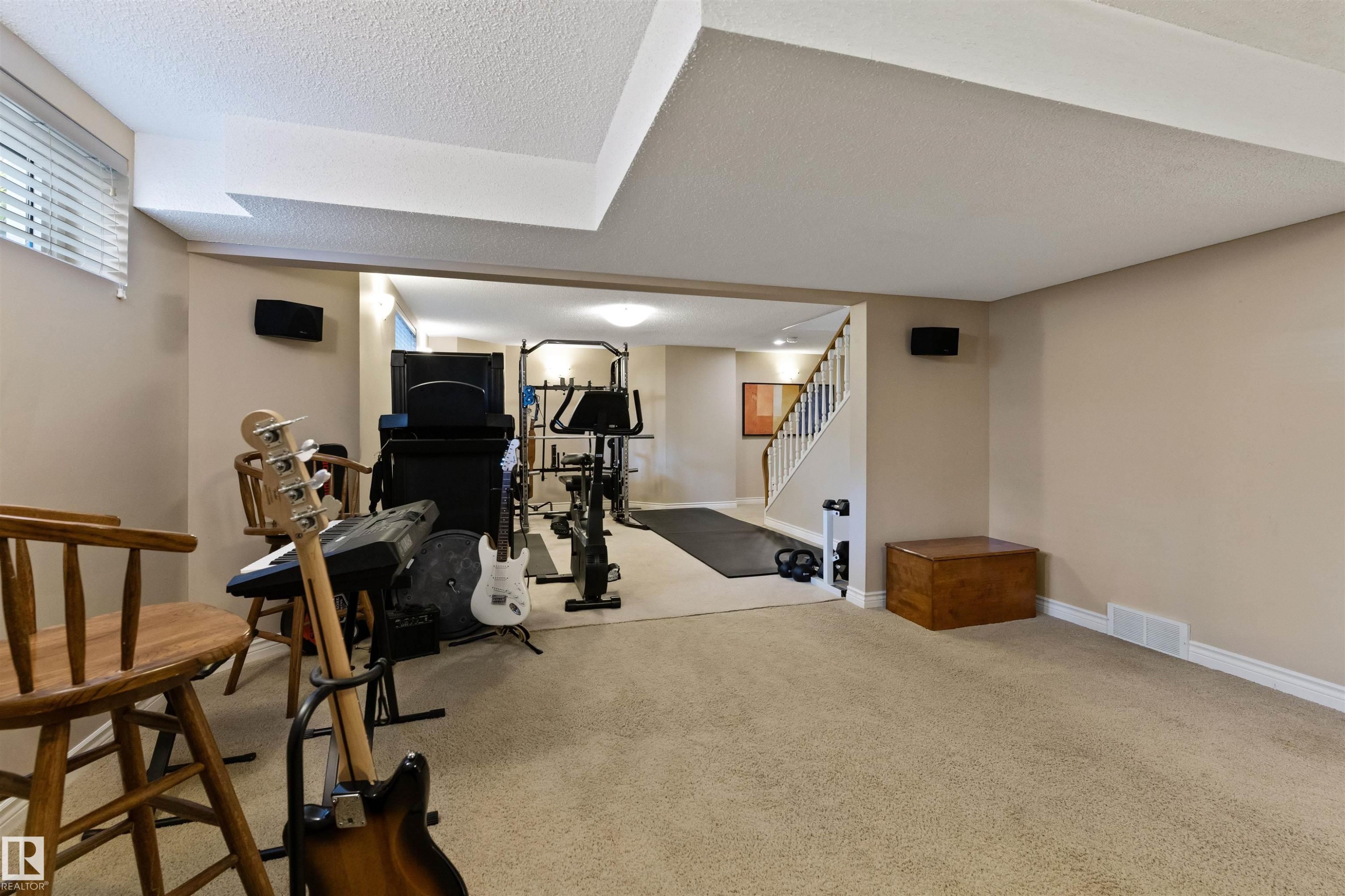26 Eastbourne Close, St. Albert, AB - Indoor Photo Showing Gym Room