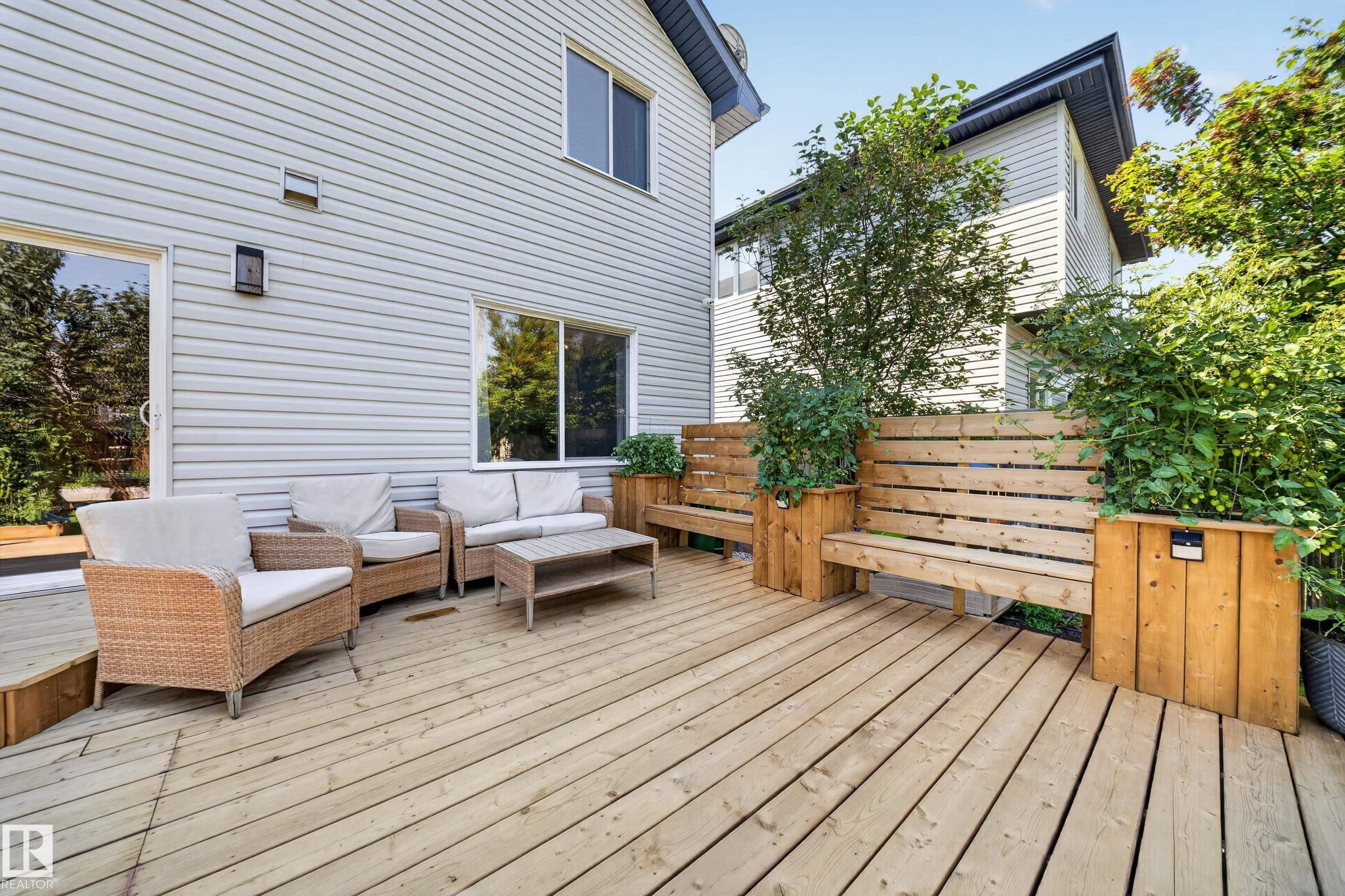 90 Rue Montalet, Beaumont, AB - Outdoor With Deck Patio Veranda With Exterior