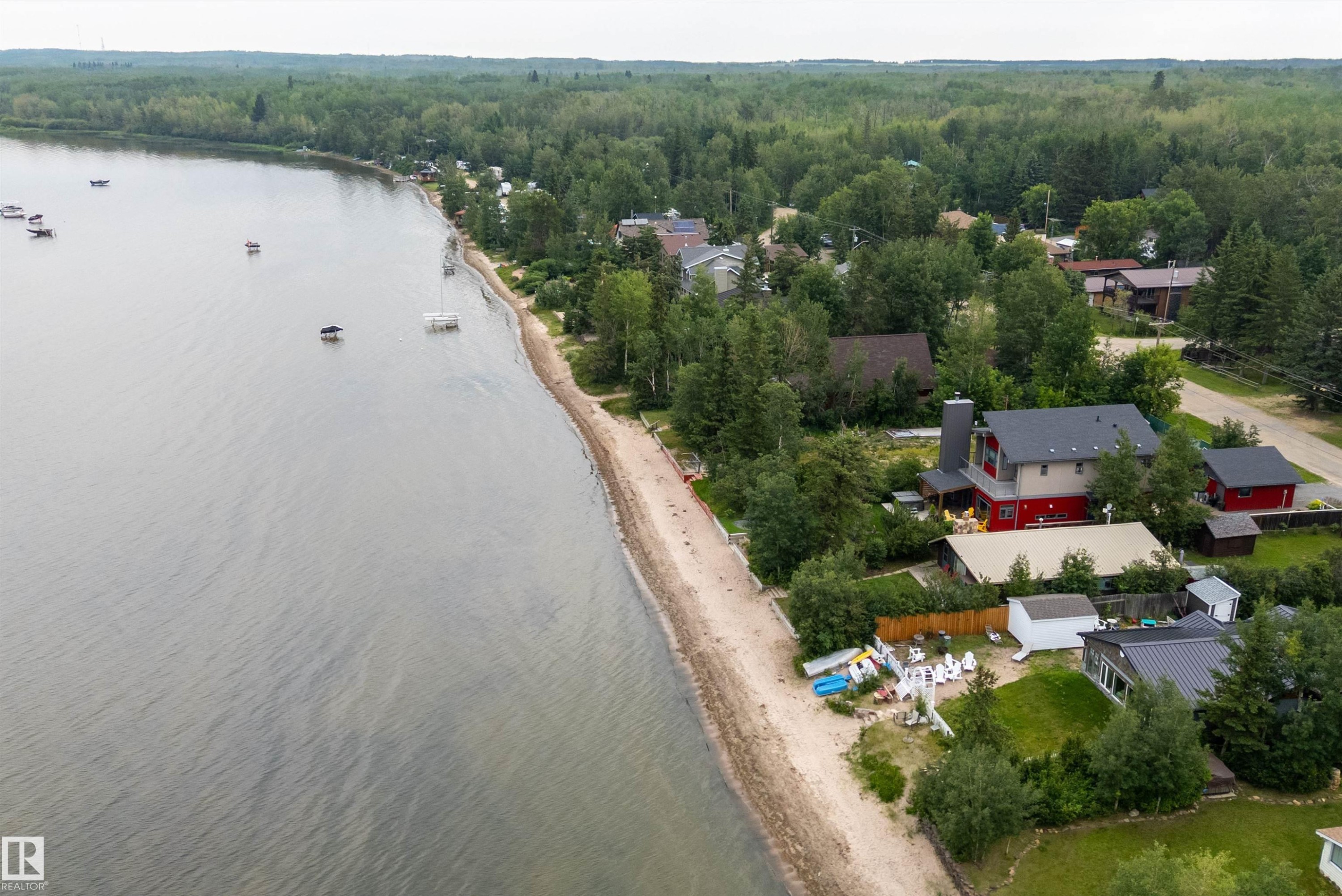 207 1St Avenue, Rural Wetaskiwin County, AB - Outdoor With Body Of Water With View