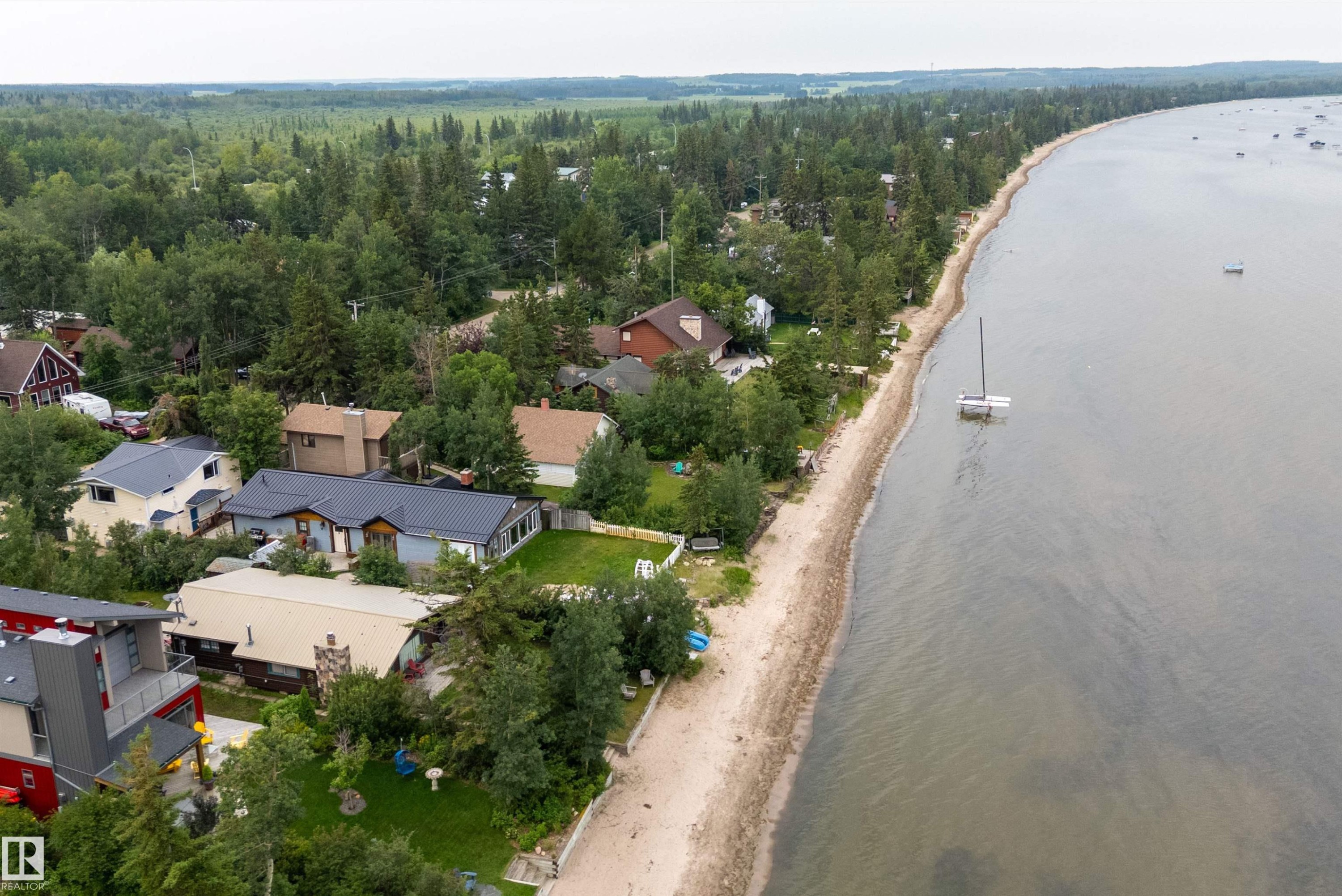 207 1St Avenue, Rural Wetaskiwin County, AB - Outdoor With Body Of Water With View