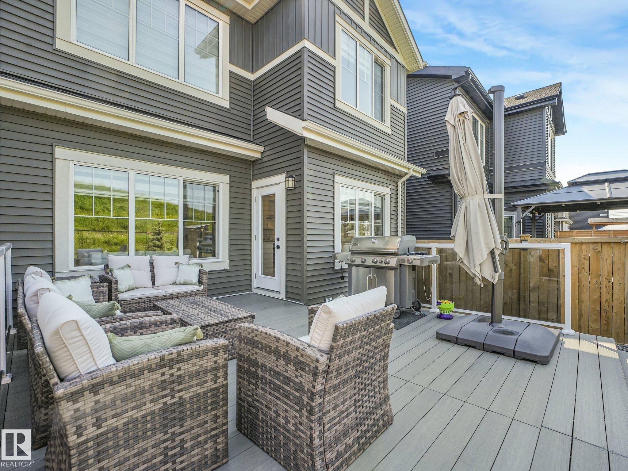 1214 Eaton Lane Nw, Edmonton, AB - Outdoor With Deck Patio Veranda