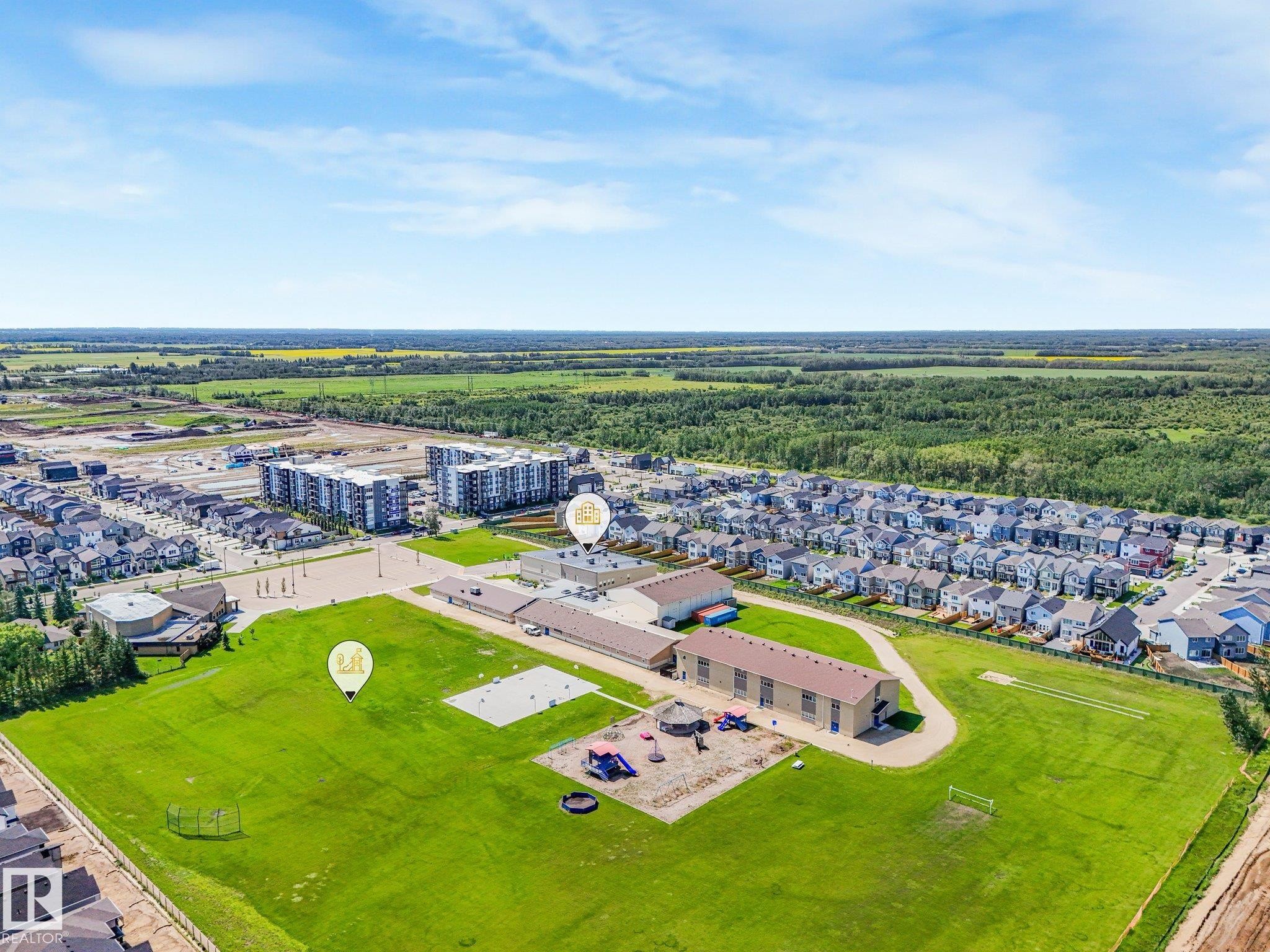 1214 Eaton Lane Nw, Edmonton, AB - Outdoor With View