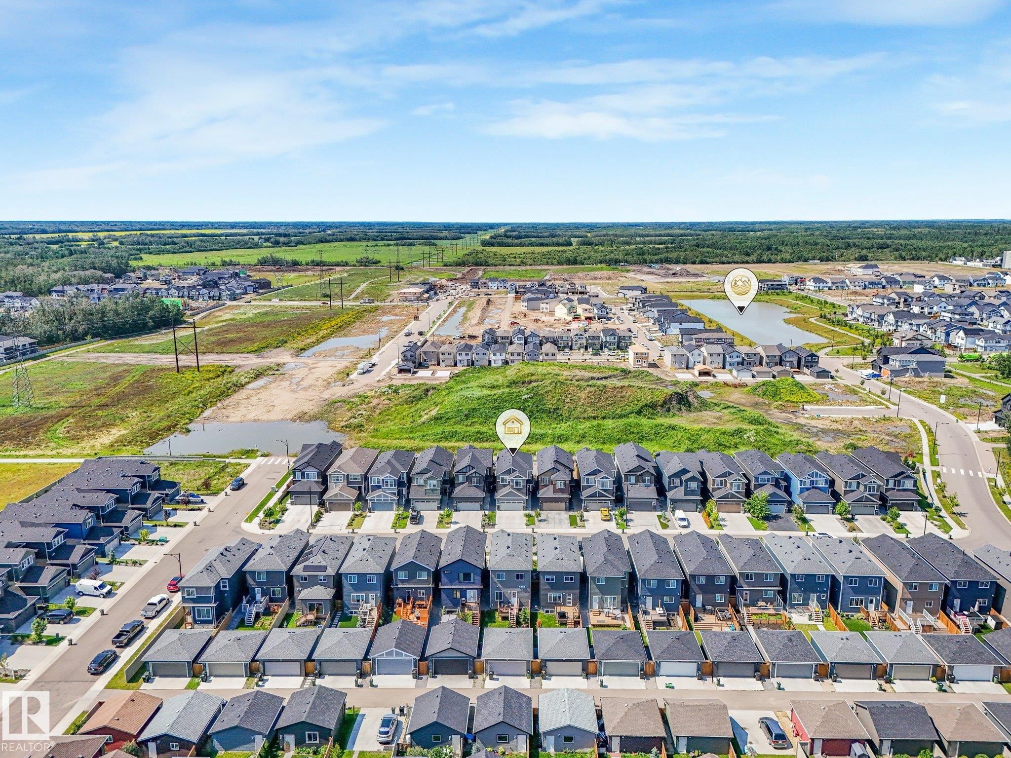 1214 Eaton Lane Nw, Edmonton, AB - Outdoor With View
