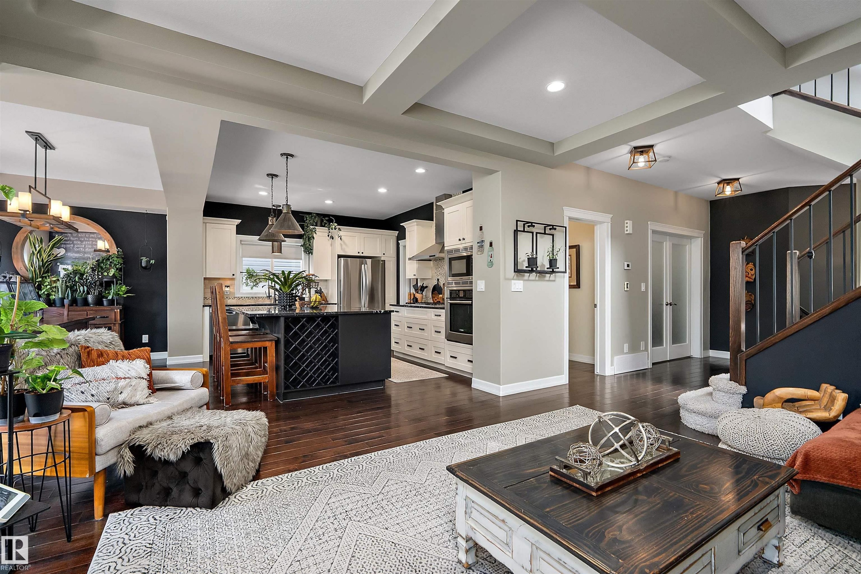 180 Sheppard Circle, Leduc, AB - Indoor Photo Showing Living Room