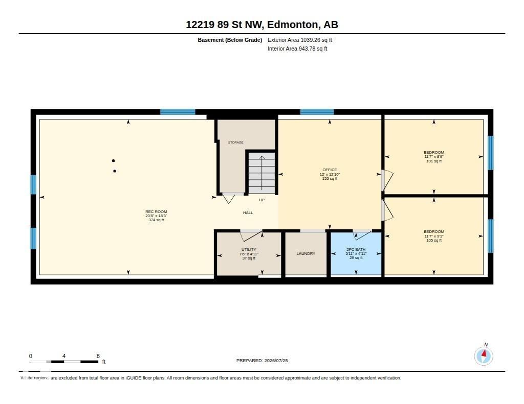 Floor plan - 12219 89 Street Nw, Edmonton, AB - Other
