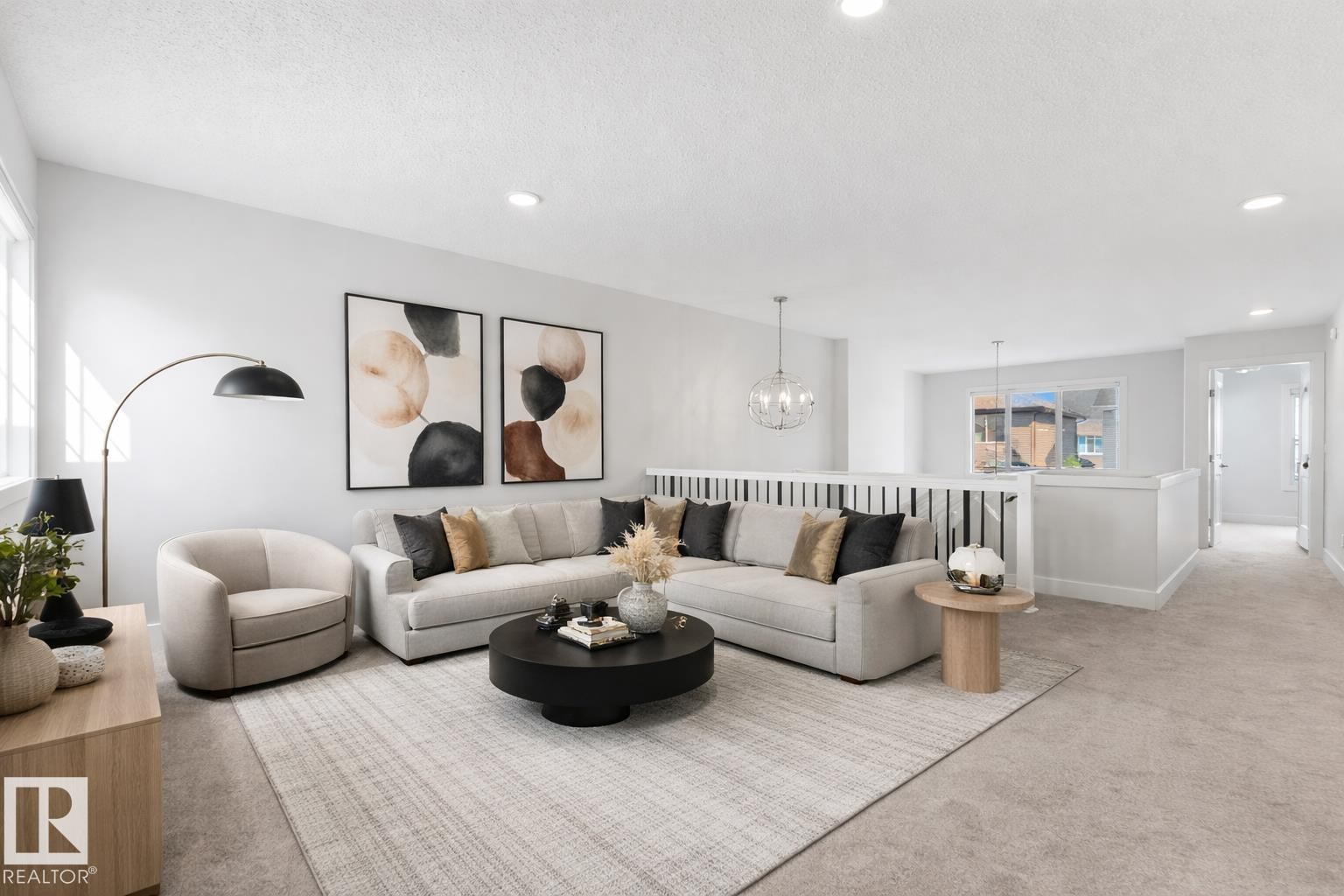 15632 16 Avenue Sw, Edmonton, AB - Indoor Photo Showing Living Room