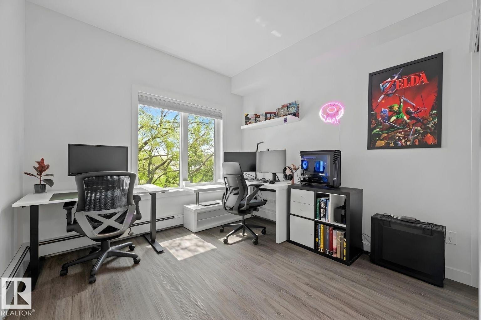#408 10837 83 Av Nw, Edmonton, AB - Indoor Photo Showing Office