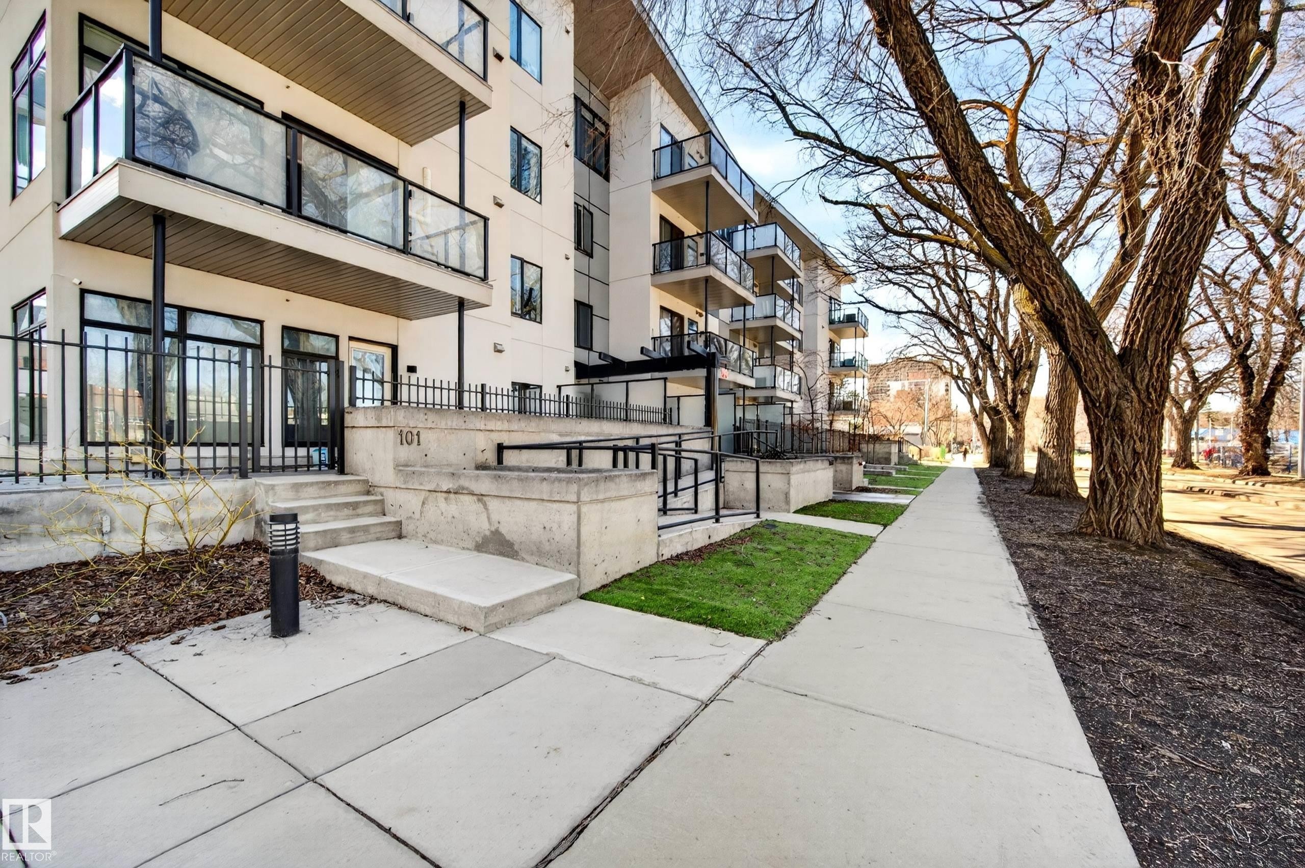 #408 10837 83 Av Nw, Edmonton, AB - Outdoor With Balcony