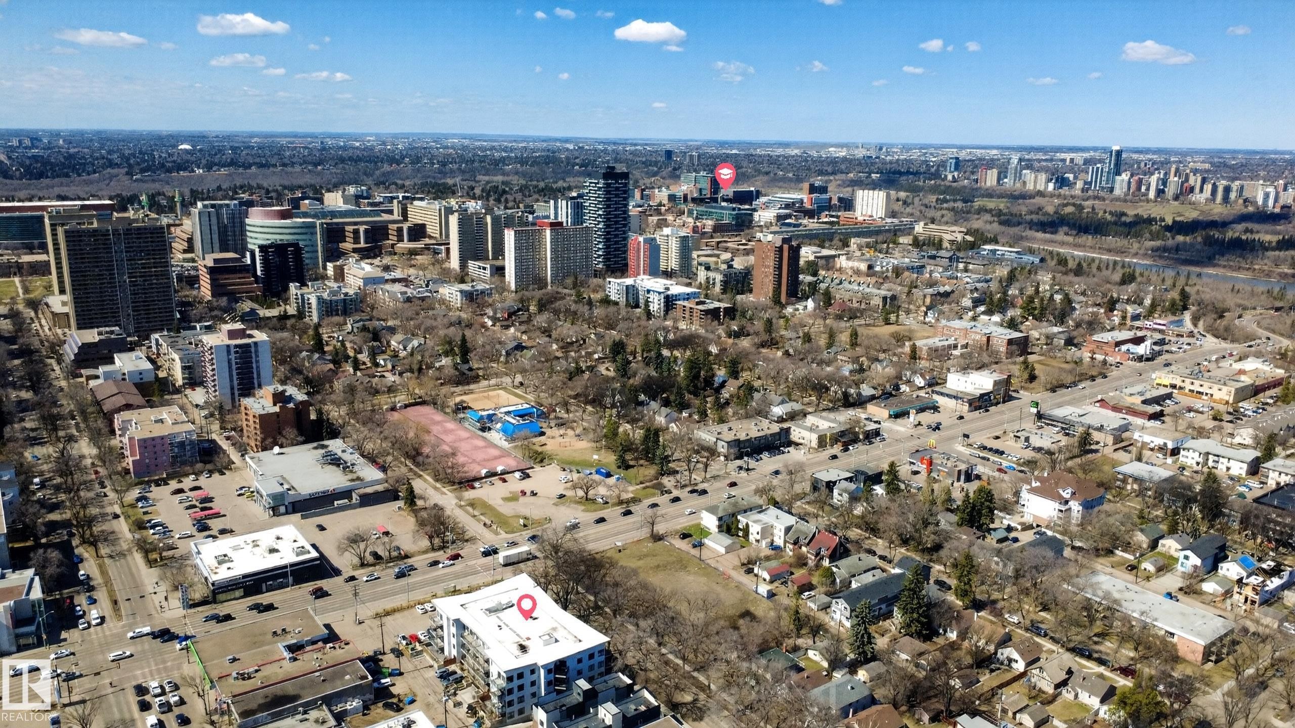 #408 10837 83 Av Nw, Edmonton, AB - Outdoor With View
