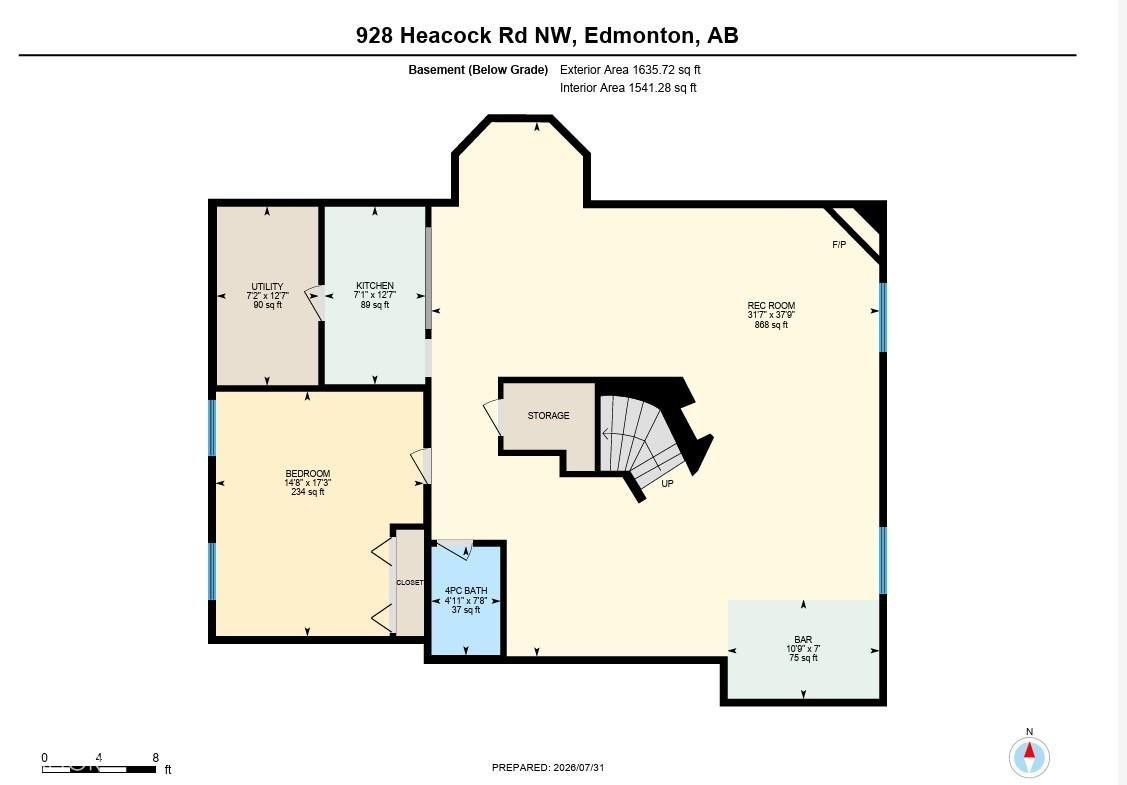 Floor plan - 928 Heacock Road Nw, Edmonton, AB - Other