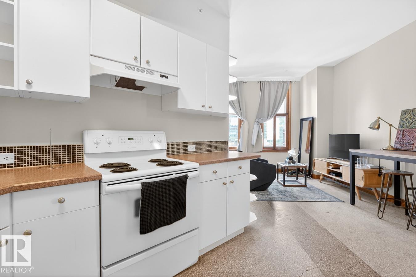#801 10134 100 St Nw, Edmonton, AB - Indoor Photo Showing Kitchen
