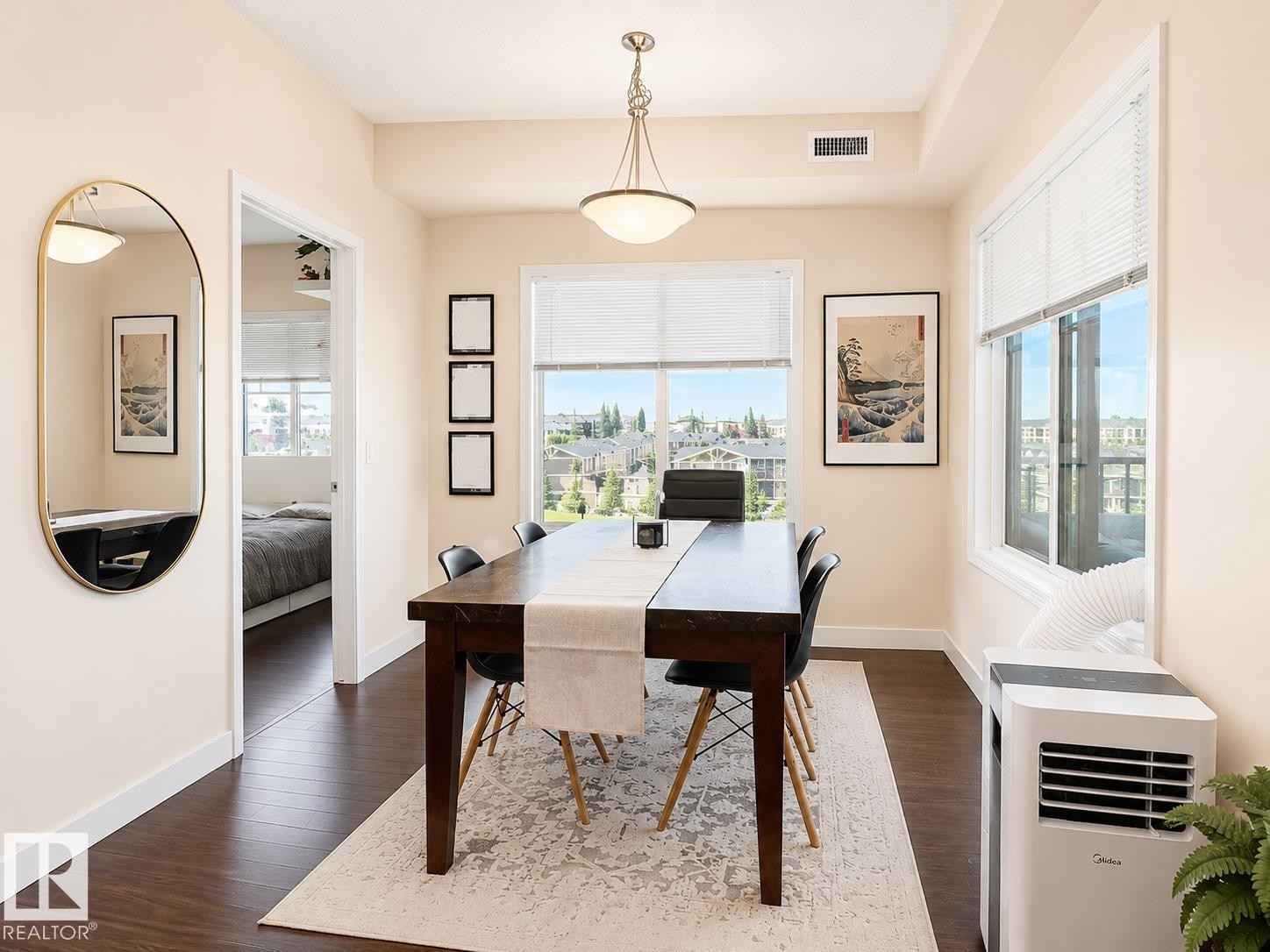 #3403 6 Augustine Cr, Sherwood Park, AB - Indoor Photo Showing Dining Room