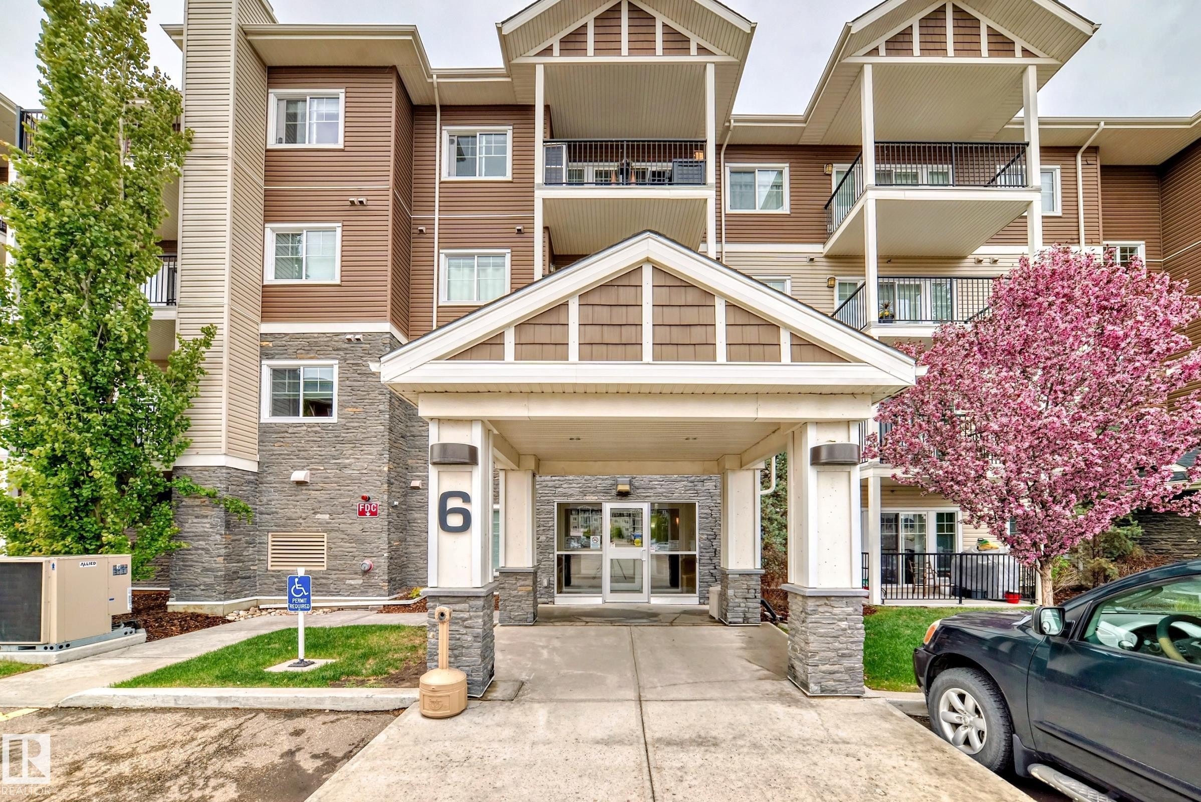 #3403 6 Augustine Cr, Sherwood Park, AB - Outdoor With Balcony With Facade