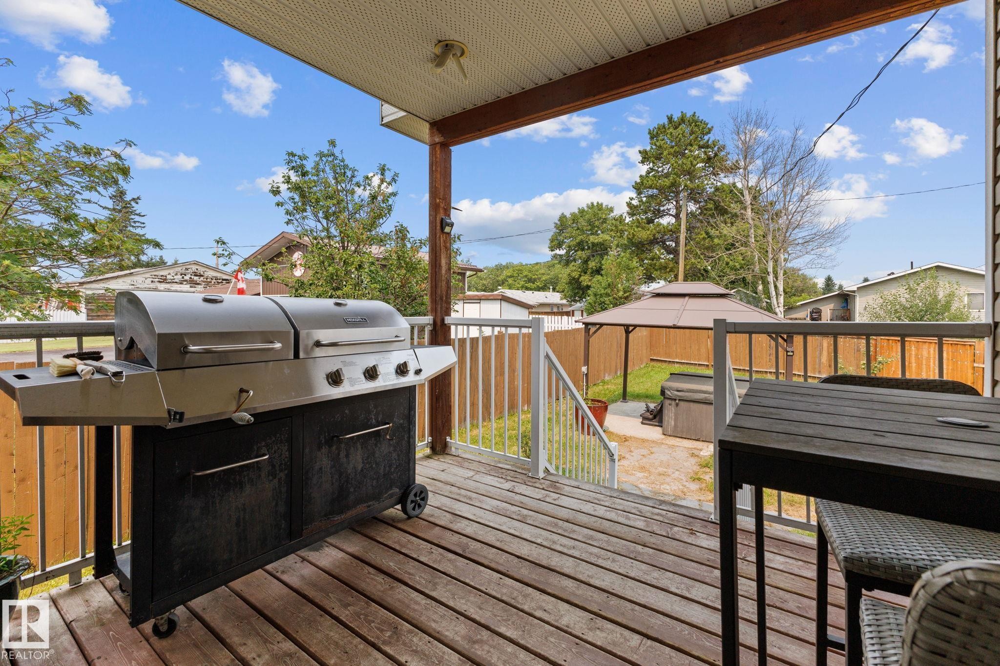 4712 48 Street, Onoway, AB - Outdoor With Deck Patio Veranda With Exterior