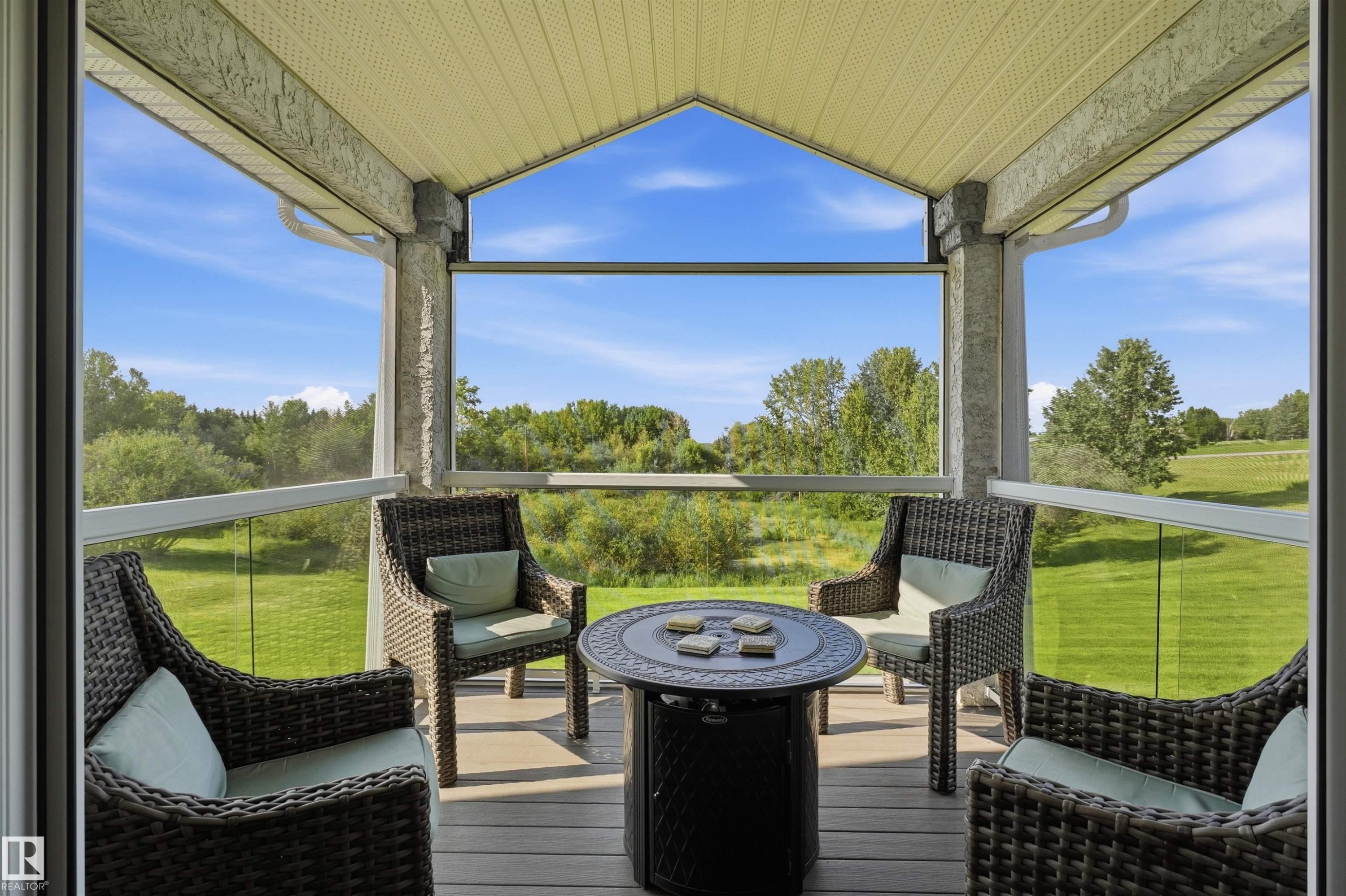 #43 27507 Twp Road 544, Rural Sturgeon County, AB - Outdoor With Deck Patio Veranda With View With Exterior