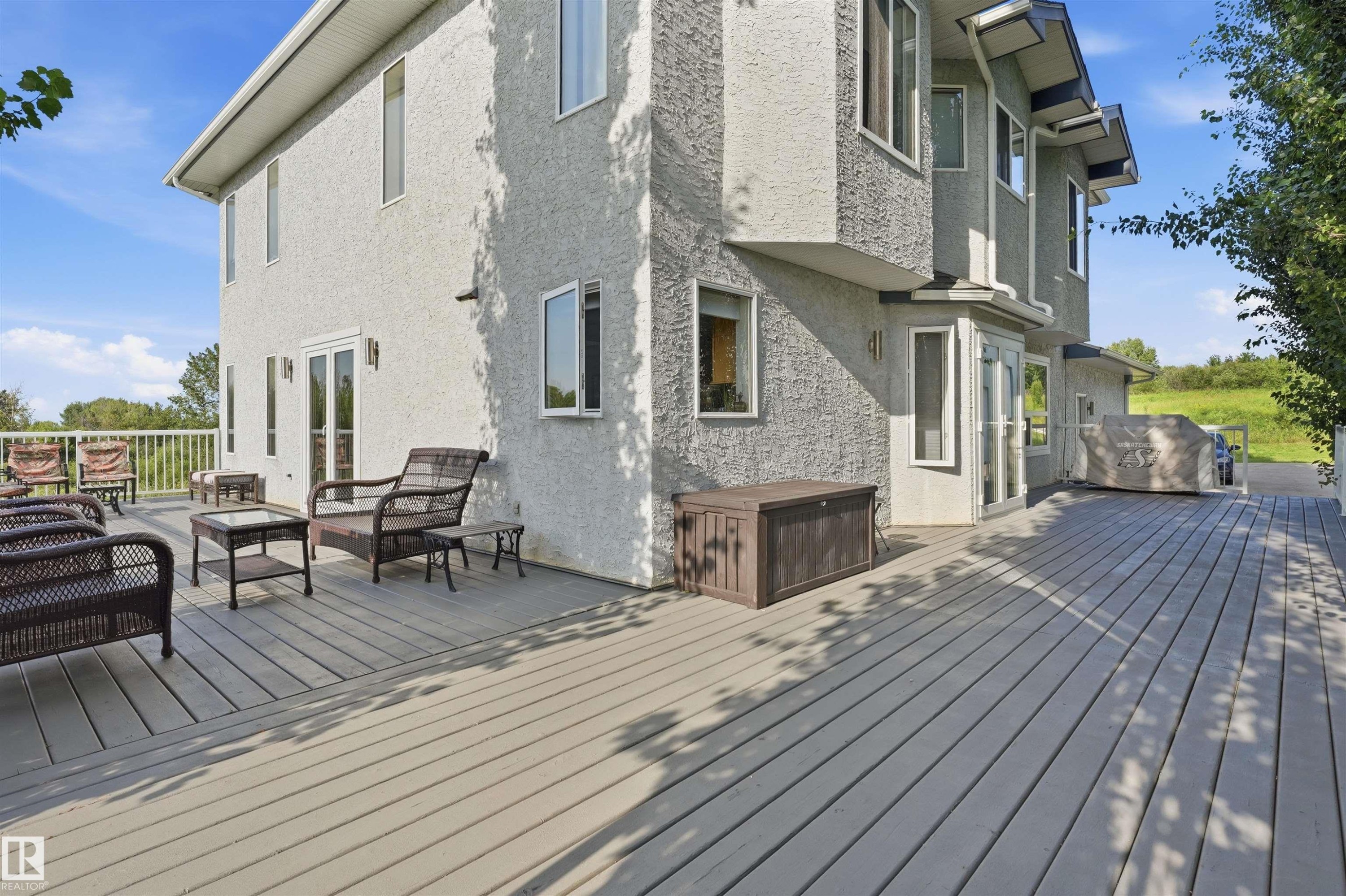 #43 27507 Twp Road 544, Rural Sturgeon County, AB - Outdoor With Deck Patio Veranda With Exterior