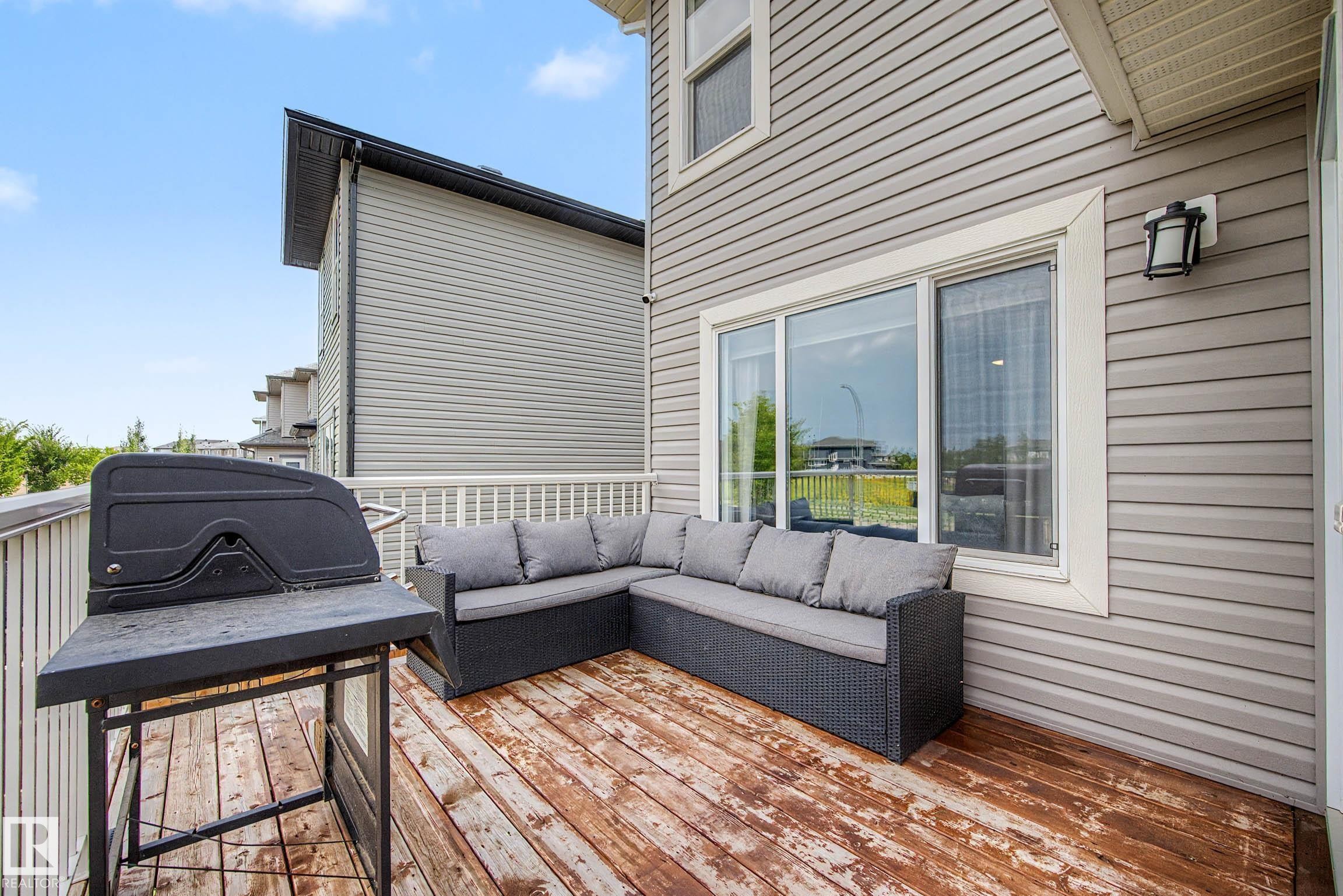 924 Morris Way, Leduc, AB - Outdoor With Deck Patio Veranda With Exterior