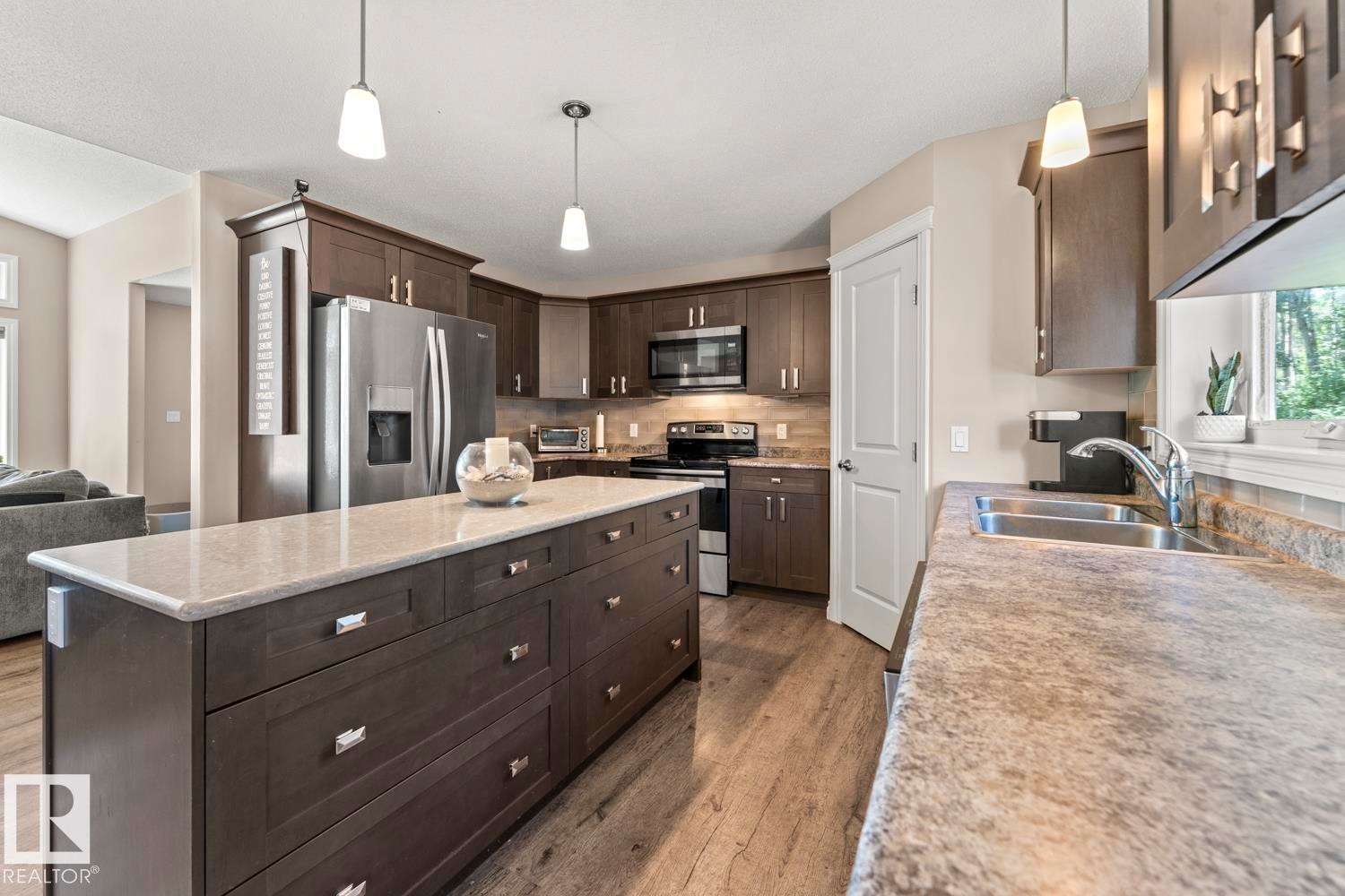 60020 Range Road 460, Rural Bonnyville M.D., AB - Indoor Photo Showing Kitchen With Stainless Steel Kitchen With Double Sink With Upgraded Kitchen