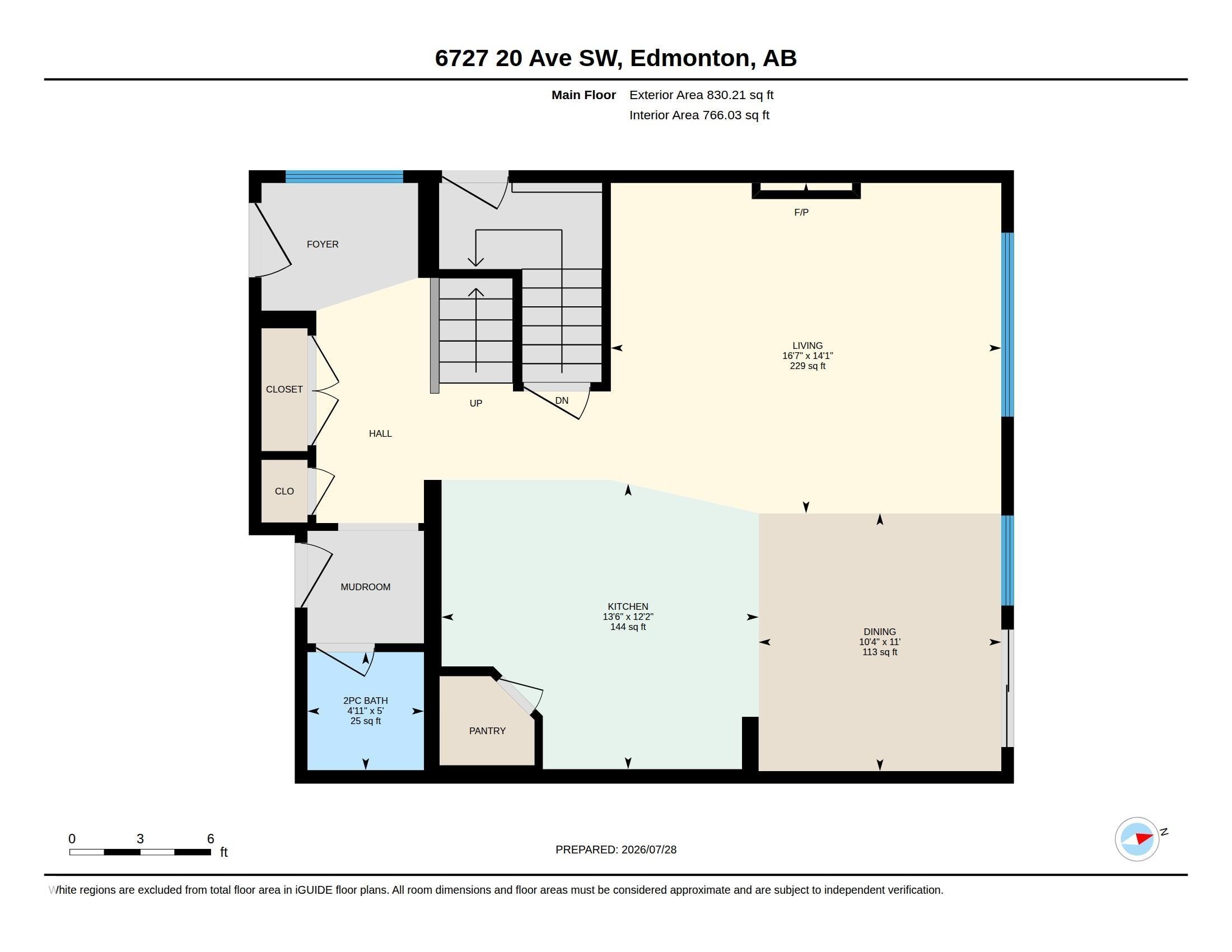 Floor plan - 6727 20 Ave Sw, Edmonton, AB - Other