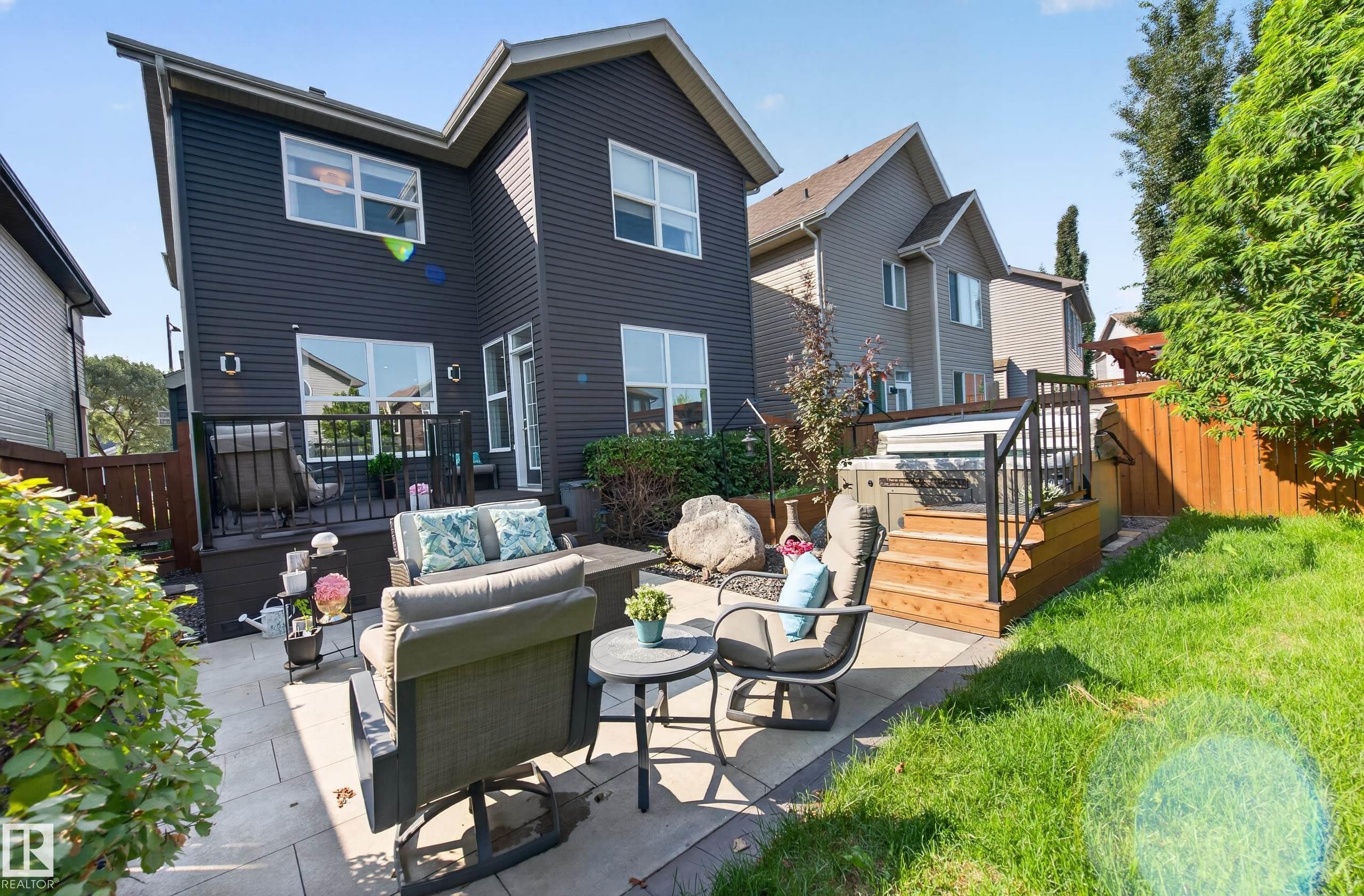 14 Sunbury Place, Sherwood Park, AB - Outdoor With Deck Patio Veranda With Exterior