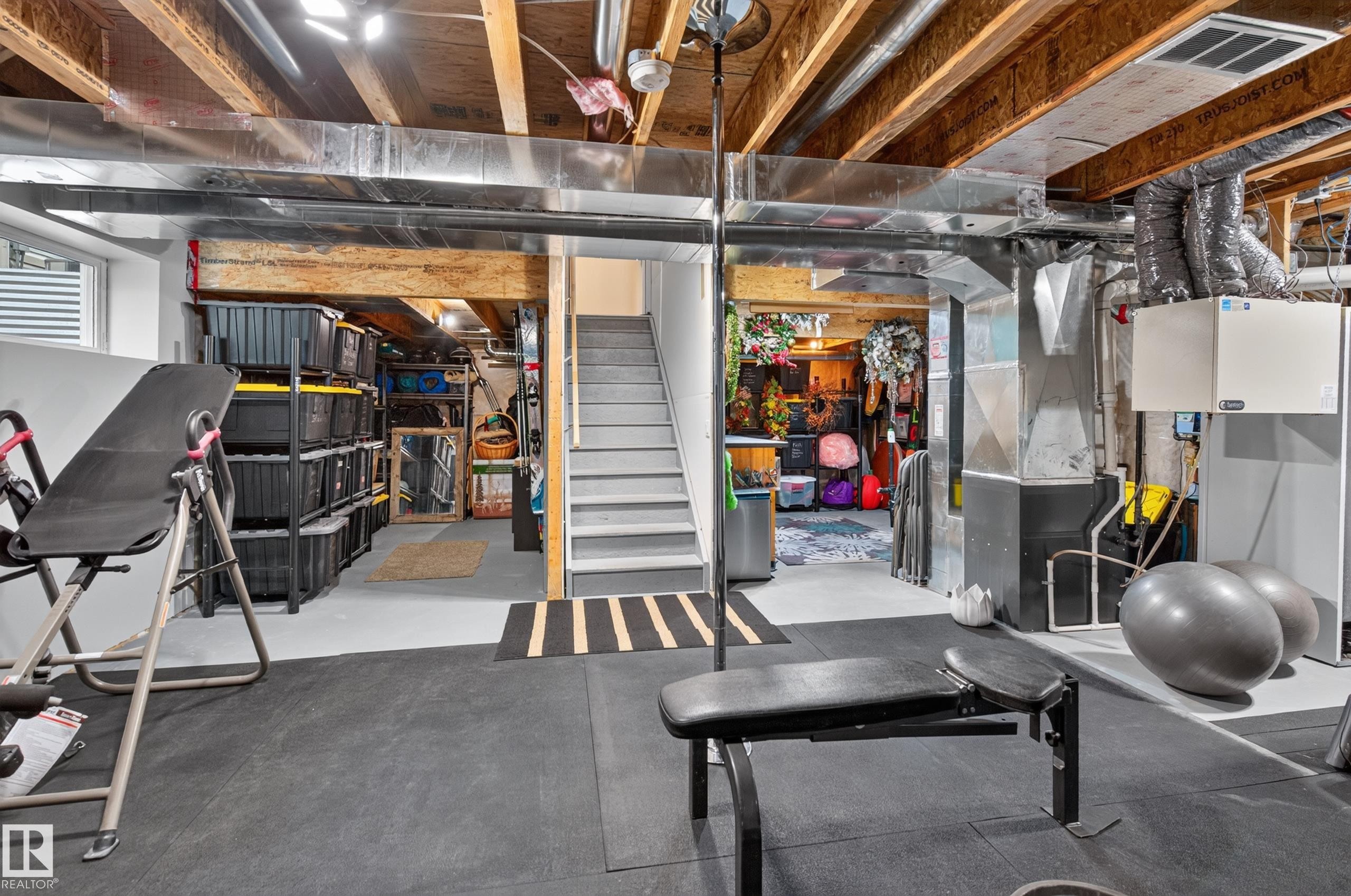 14 Sunbury Place, Sherwood Park, AB - Indoor Photo Showing Basement