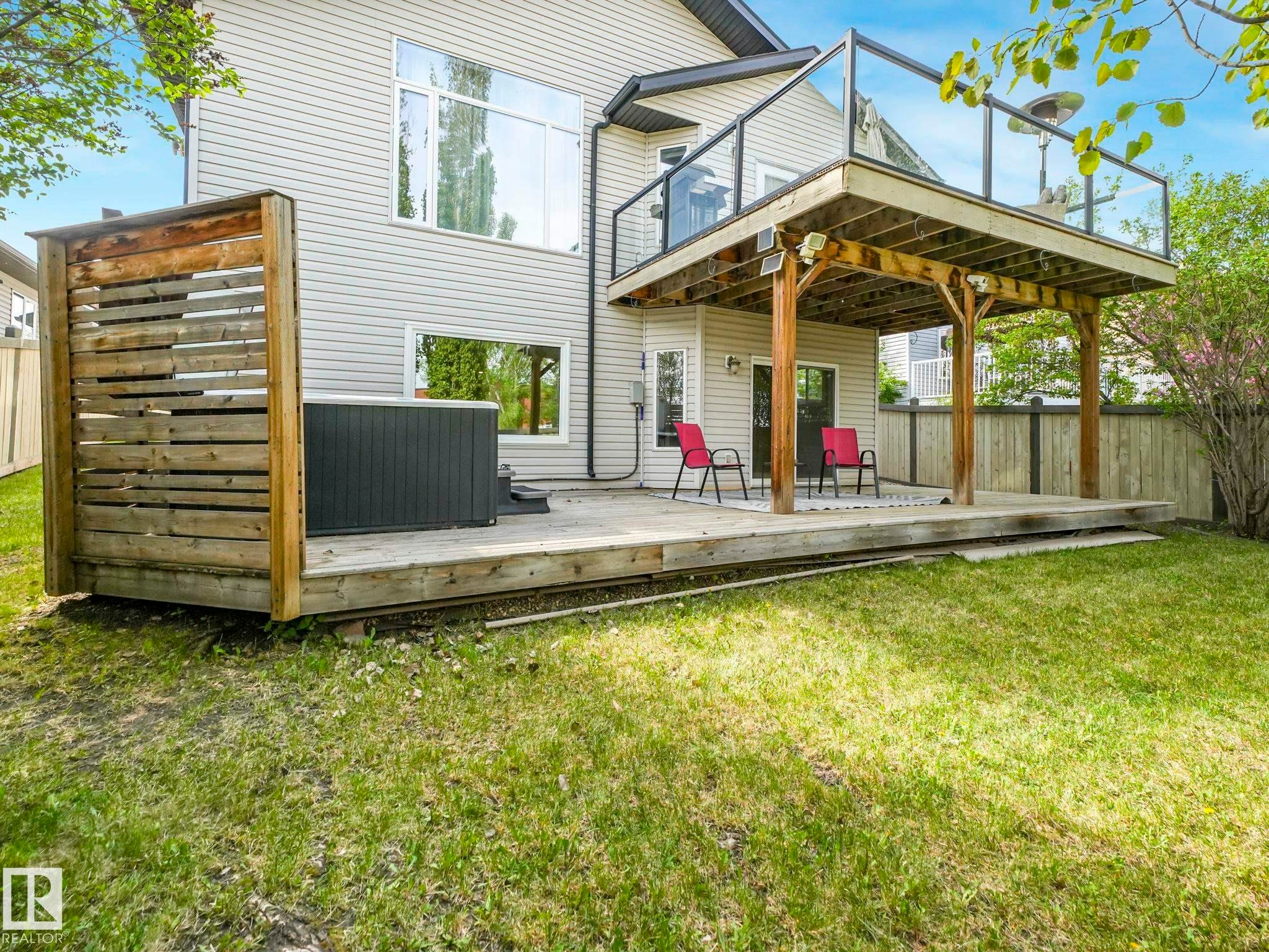 4115 58 Street, Beaumont, AB - Outdoor With Deck Patio Veranda
