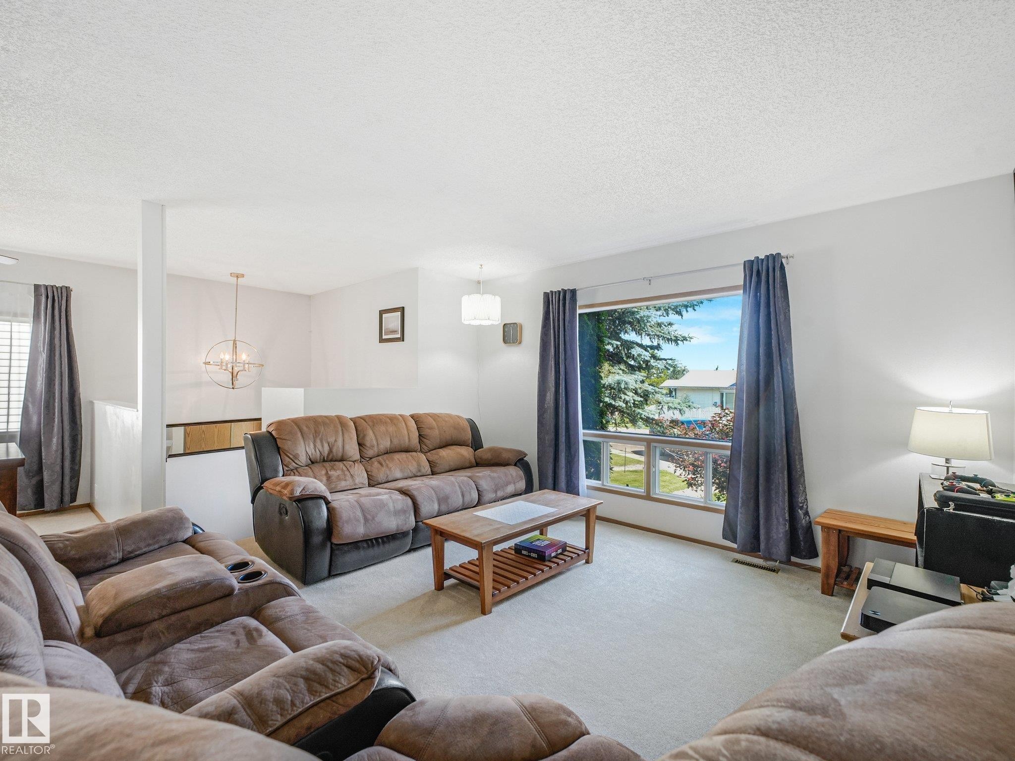 3527 41 Avenue Nw, Edmonton, AB - Indoor Photo Showing Living Room