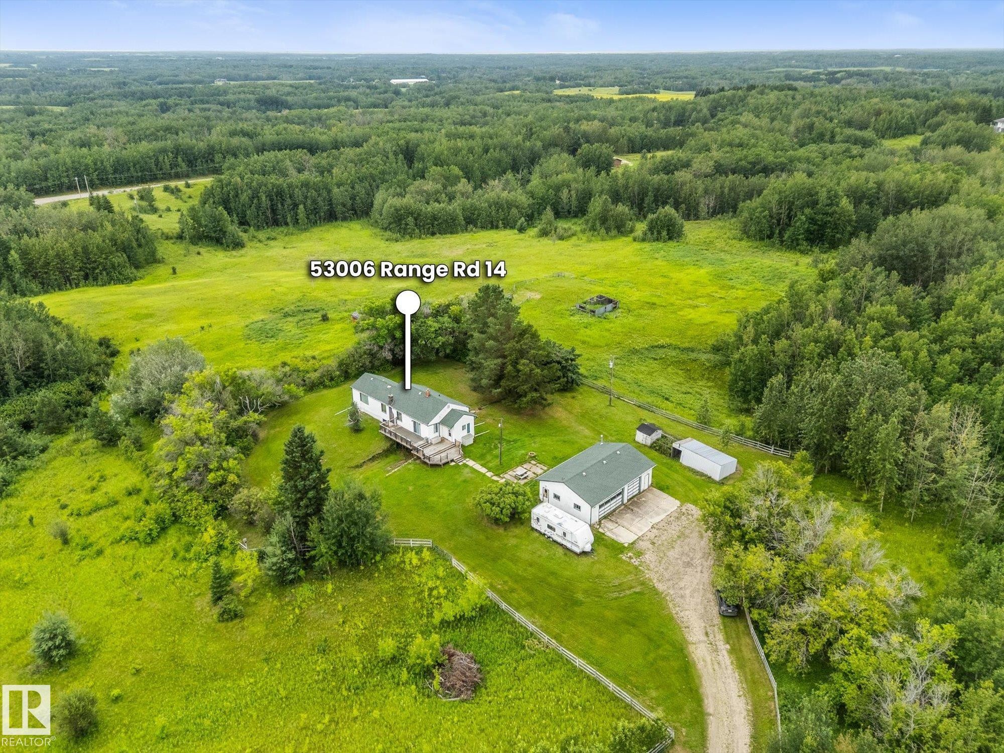 53006 Rge Road 14, Rural Parkland County, AB - Outdoor With View