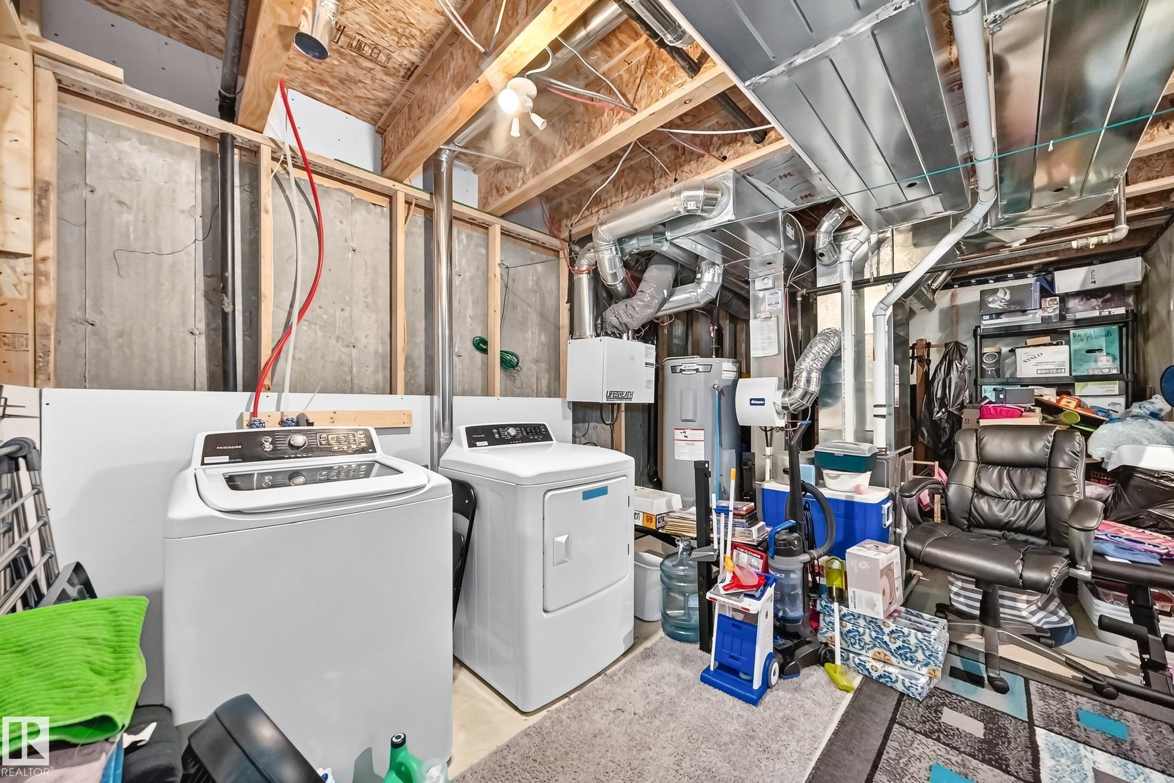 689 Black Boulevard, Leduc, AB - Indoor Photo Showing Laundry Room