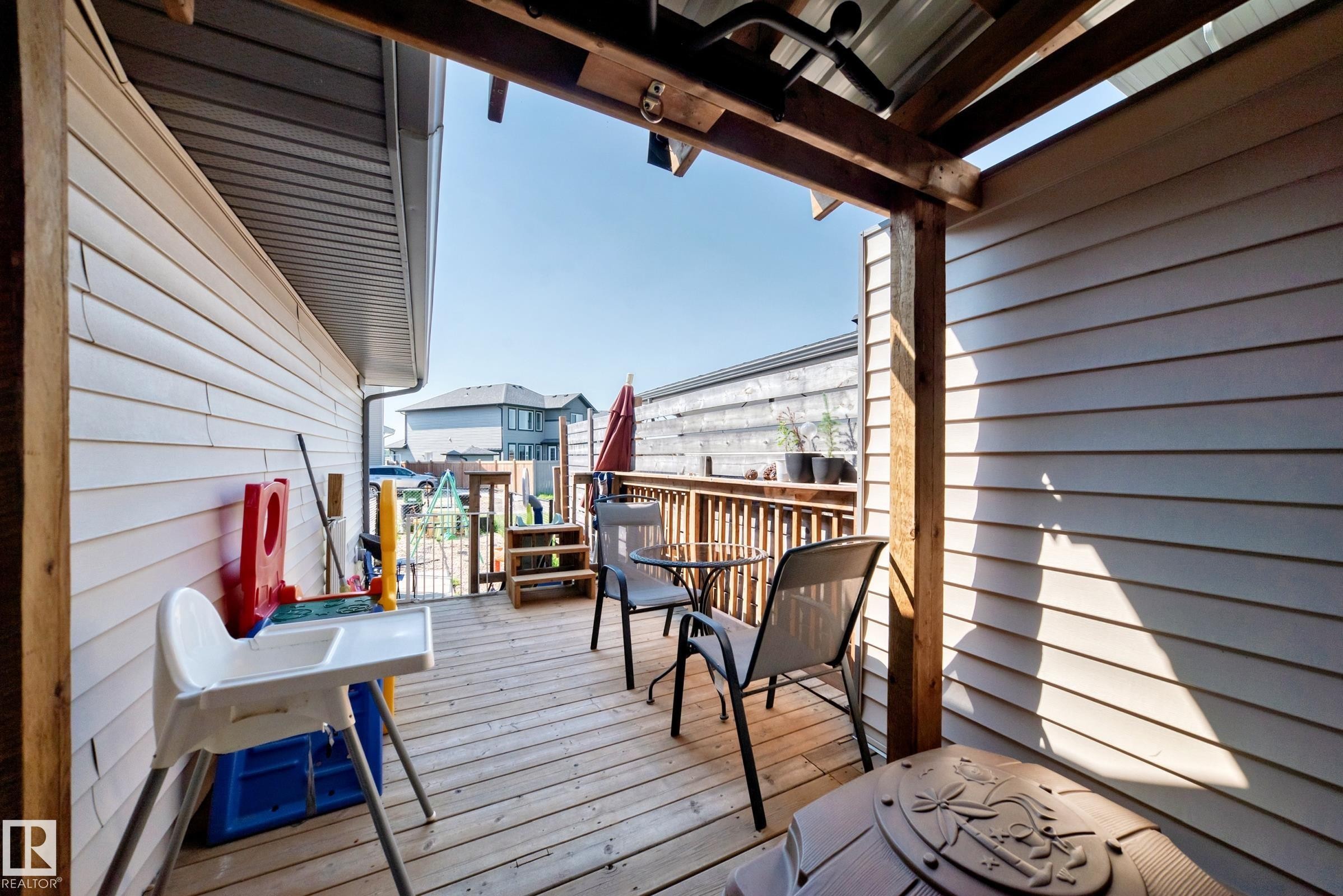 689 Black Boulevard, Leduc, AB - Outdoor With Deck Patio Veranda With Exterior