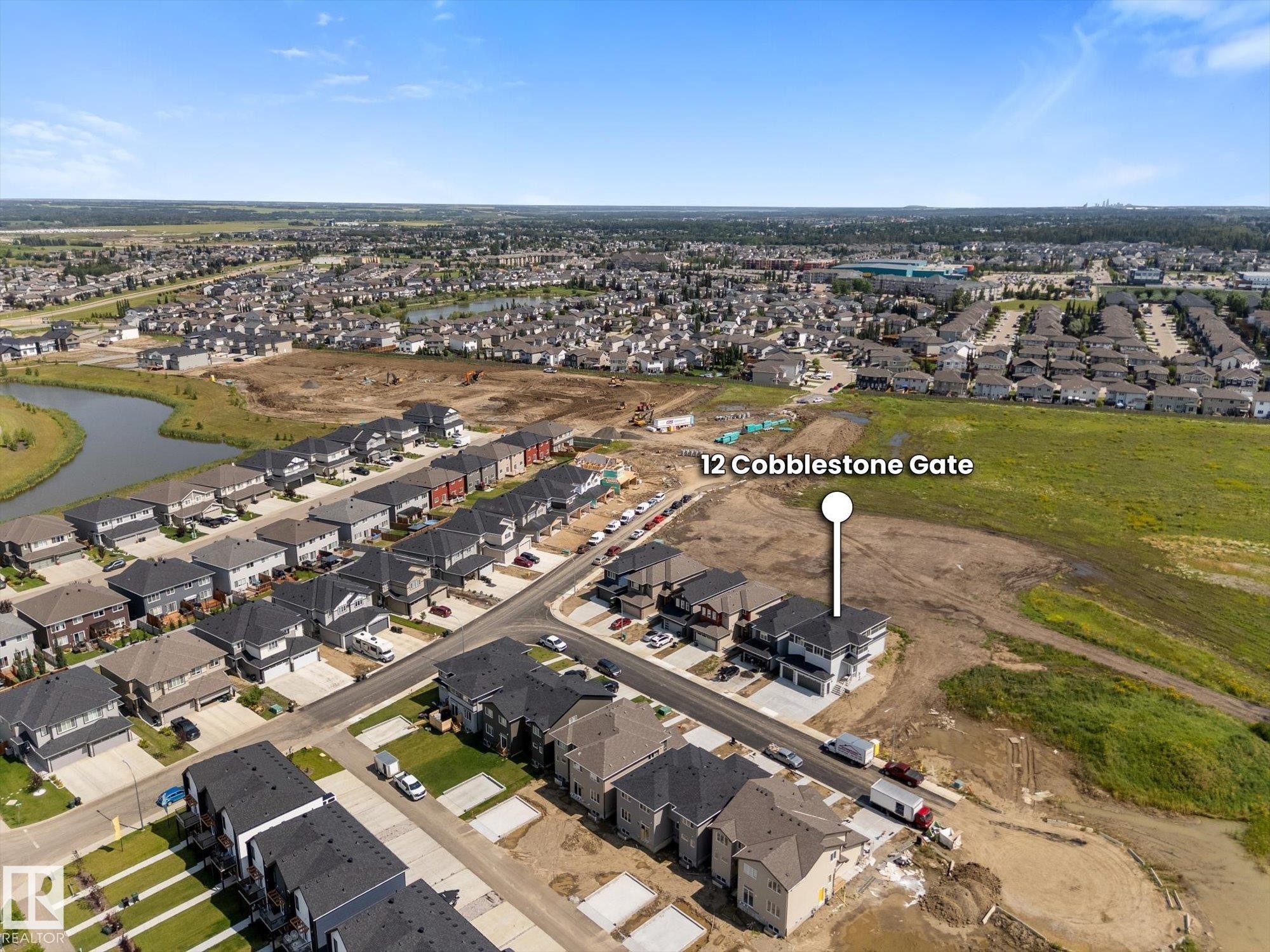 12 Cobblestone Gate, Spruce Grove, AB - Outdoor With View