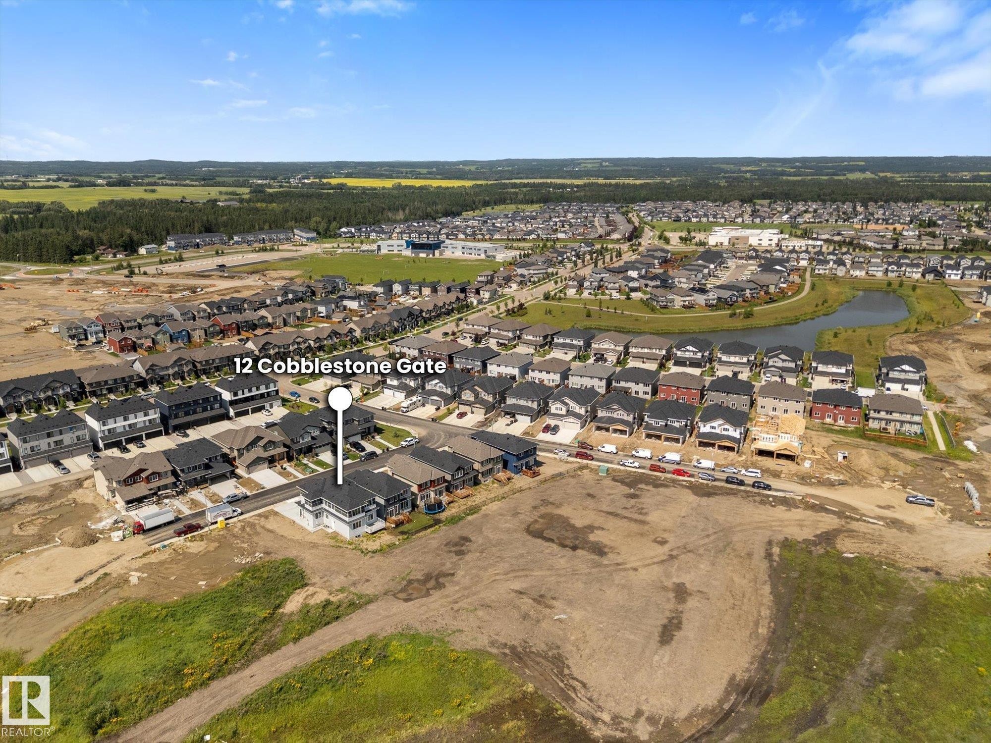 12 Cobblestone Gate, Spruce Grove, AB - Outdoor With View