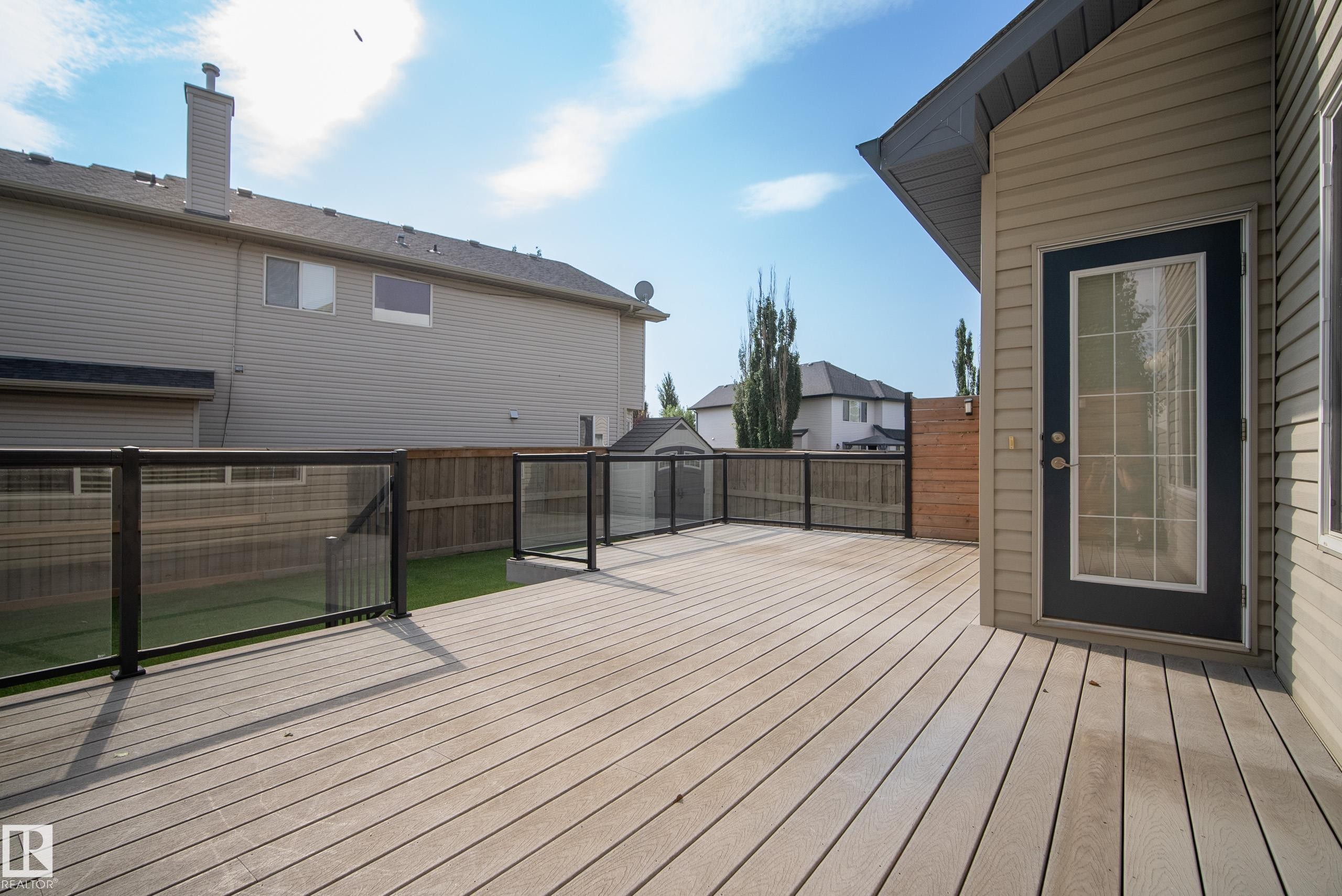 8385 Shaske Crescent Nw, Edmonton, AB - Outdoor With Deck Patio Veranda With Exterior