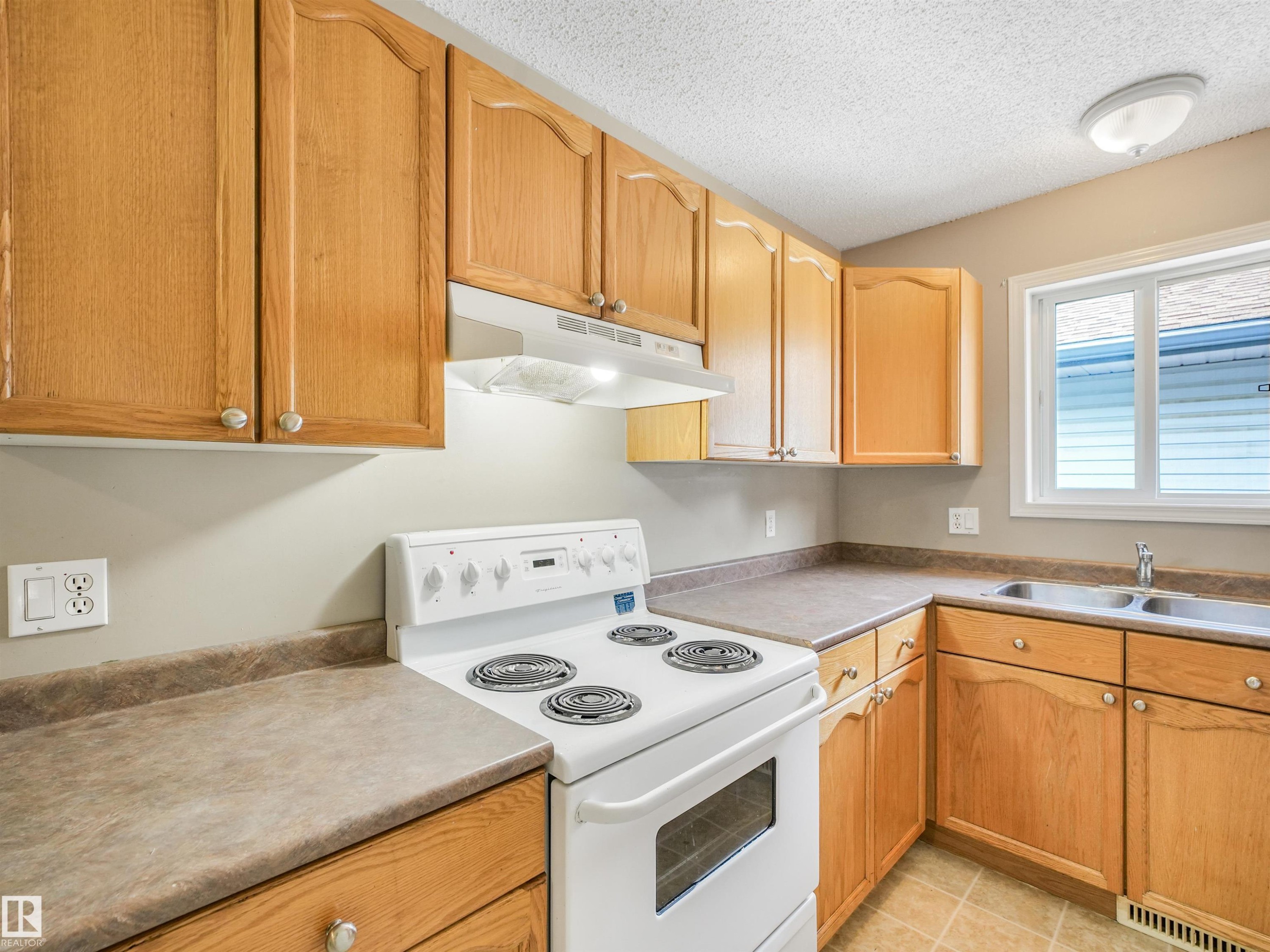 12027 105 Street Nw, Edmonton, AB - Indoor Photo Showing Kitchen With Double Sink