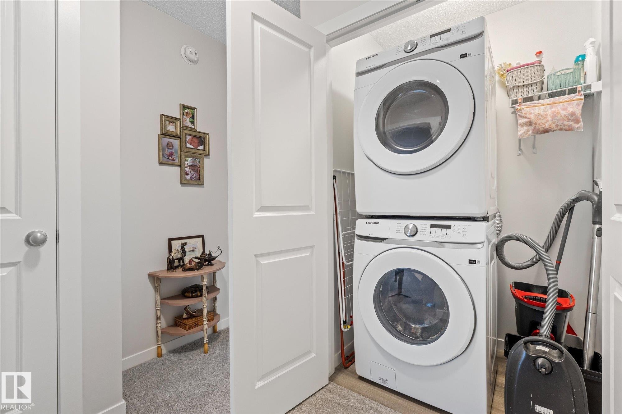 #95 50 Mclaughlin Dr, Spruce Grove, AB - Indoor Photo Showing Laundry Room