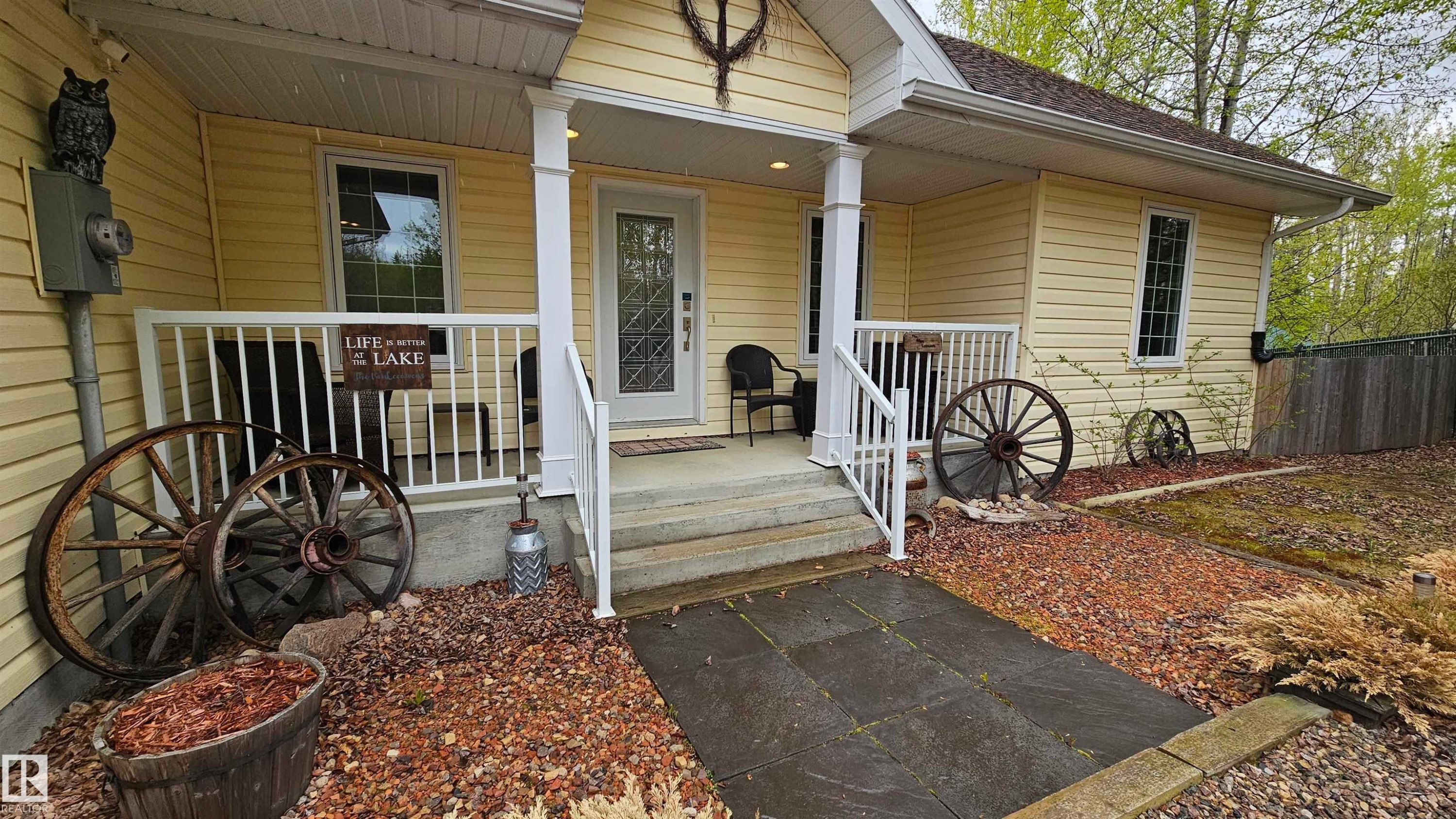 7 Andrew Drive, Rural Athabasca County, AB - Outdoor With Deck Patio Veranda With Exterior