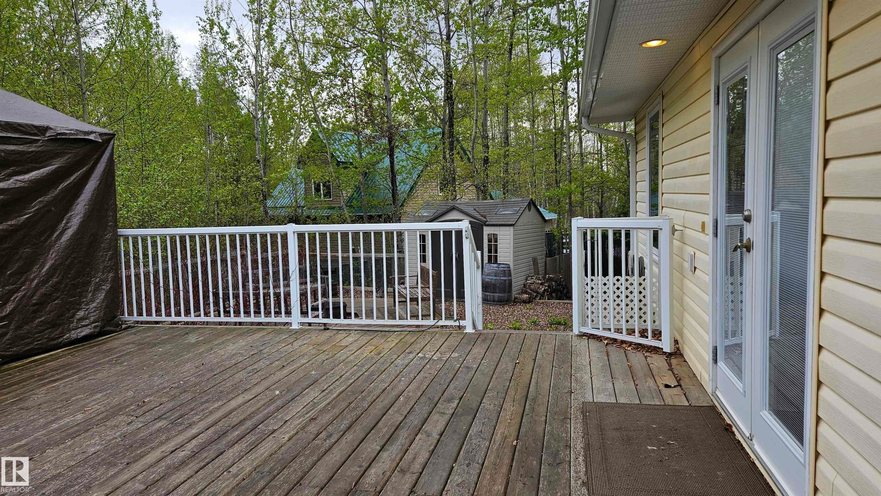 7 Andrew Drive, Rural Athabasca County, AB - Outdoor With Deck Patio Veranda With Exterior